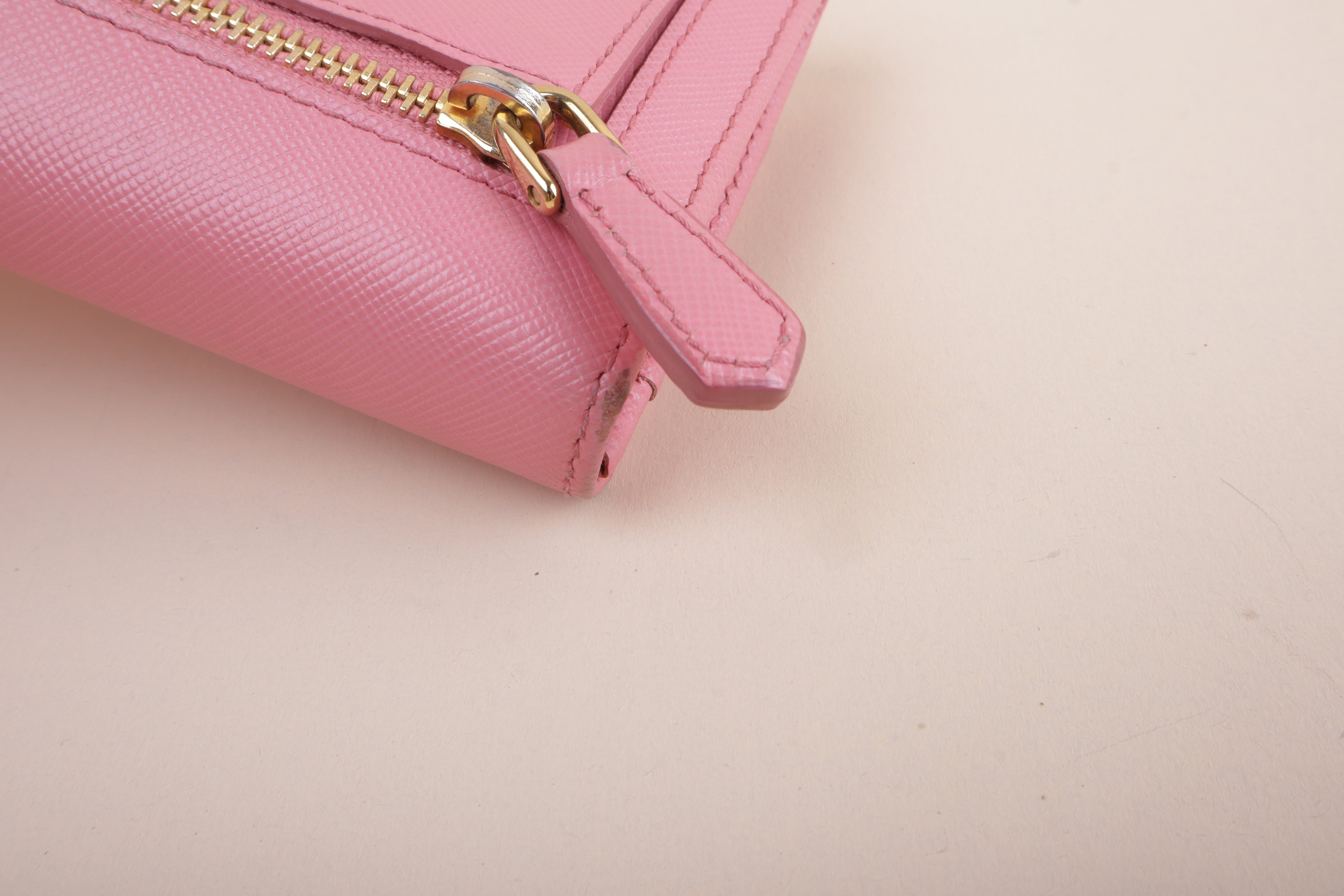 Prada Pink Continental Long Wallet
