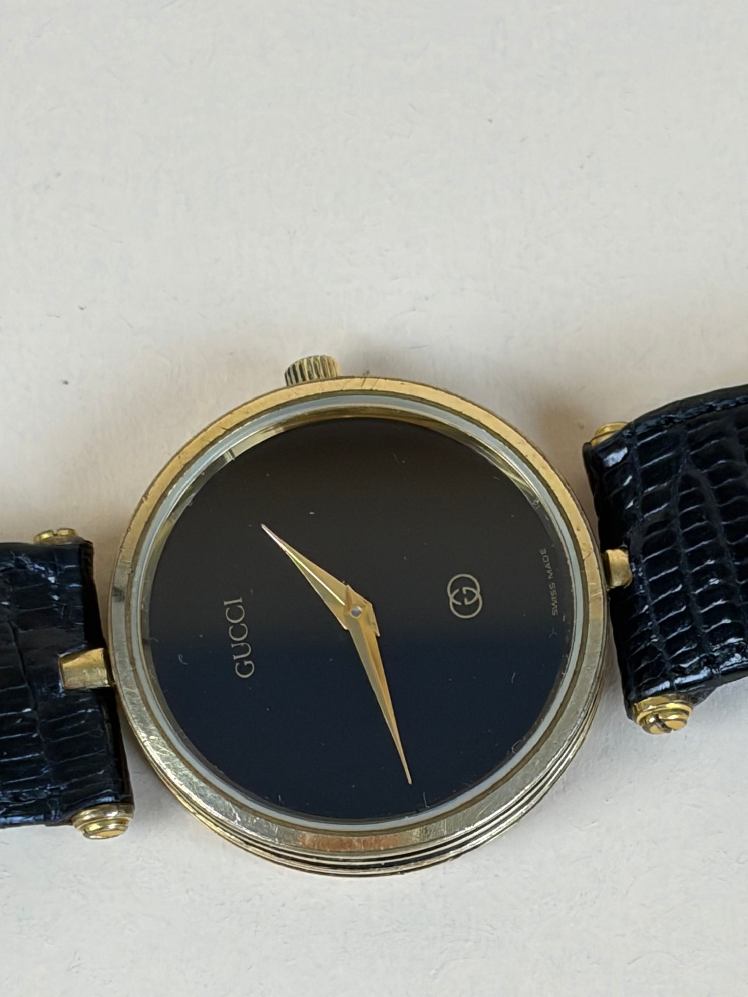 Gucci Black Vernis Watch