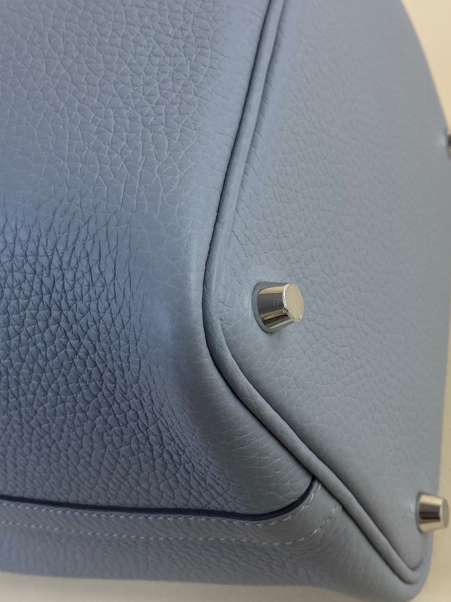 Hermes Gris Pantin Picotin Lock 18 Bag