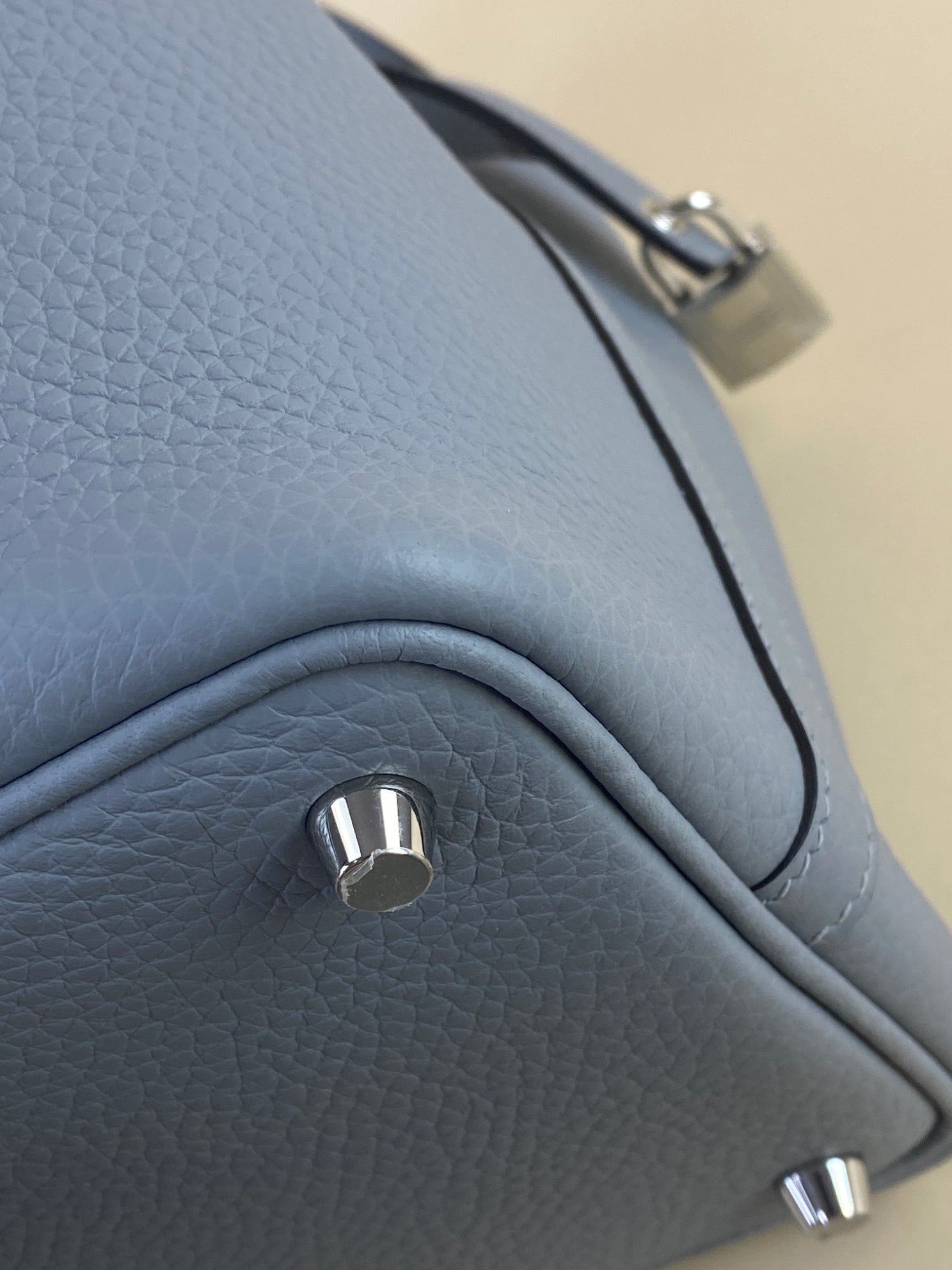 Hermes Gris Pantin Picotin Lock 18 Bag