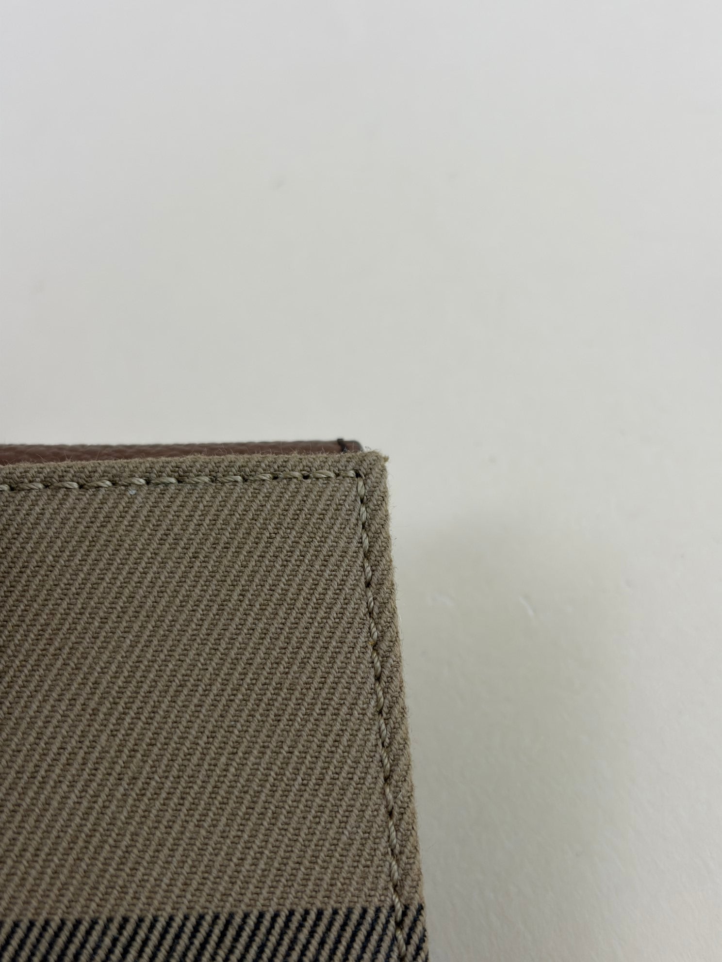 Burberry Brown House Check Huna French Wallet