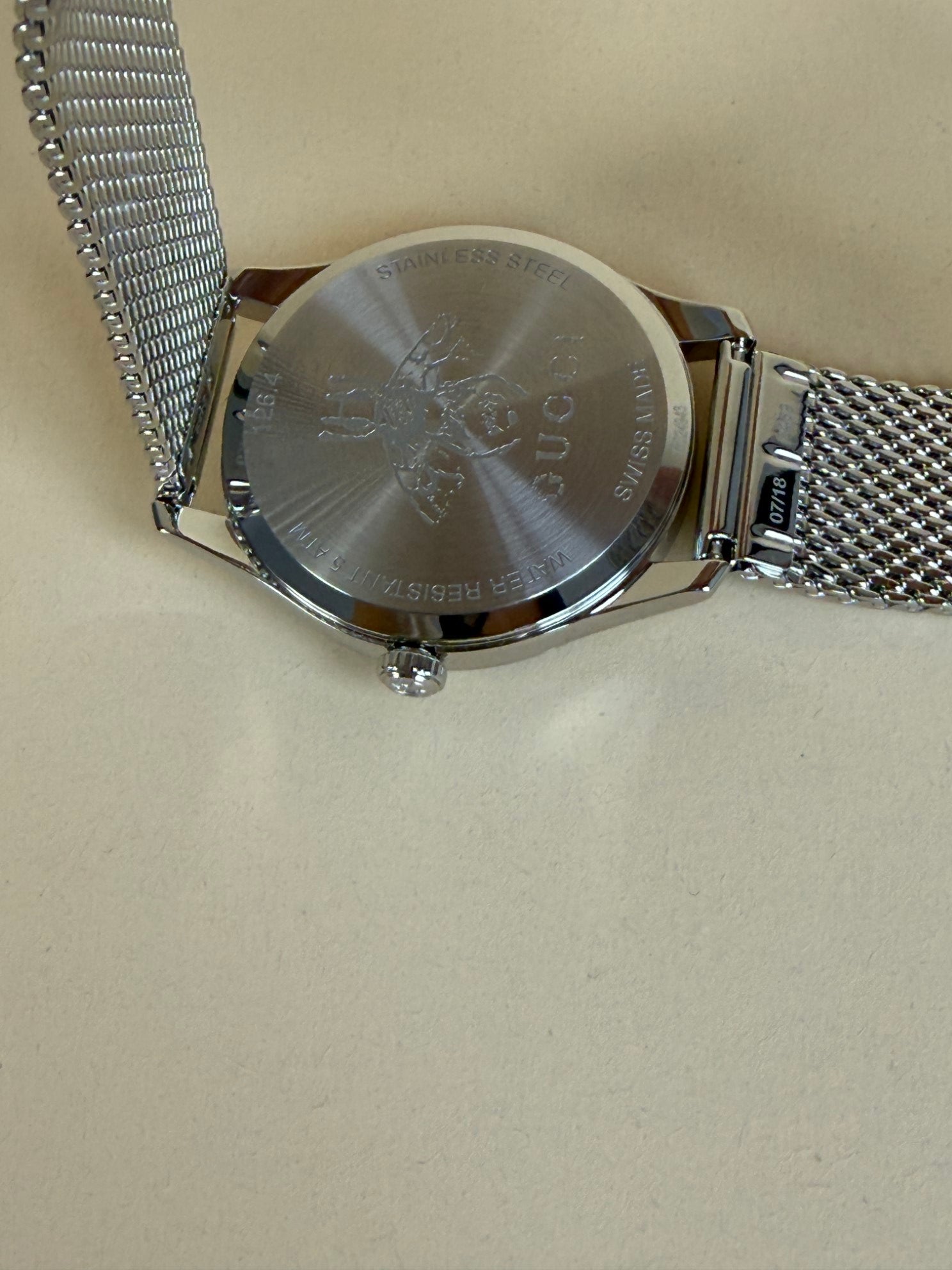 Gucci Stainless Steel Timeless Quartz Watch