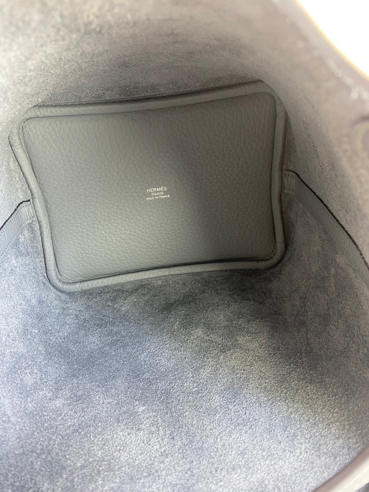 Hermes Gris Pantin Picotin Lock 18 Bag