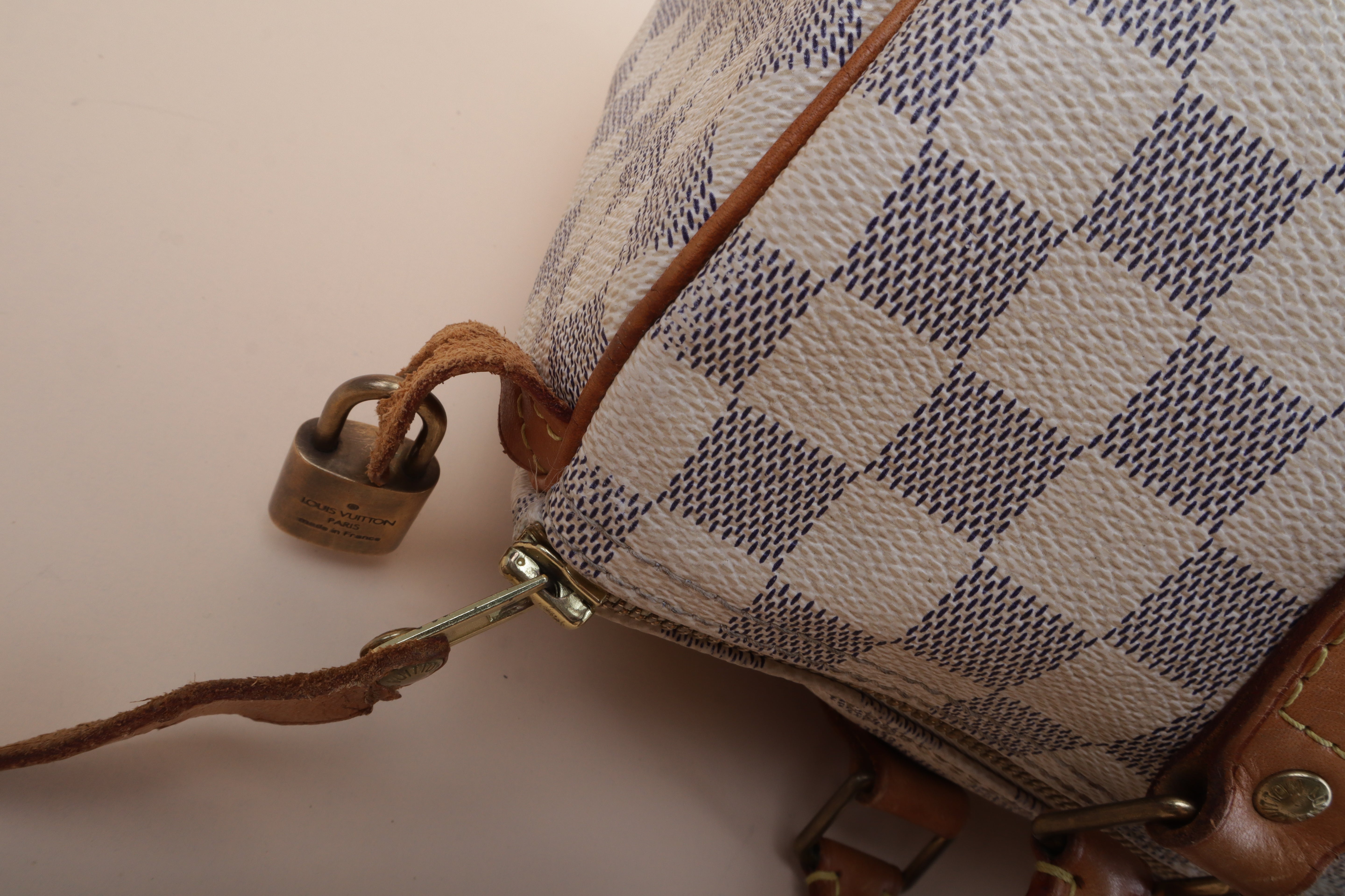 Louis Vuitton Speedy 30 Damier Azur Speedy Tote Bag