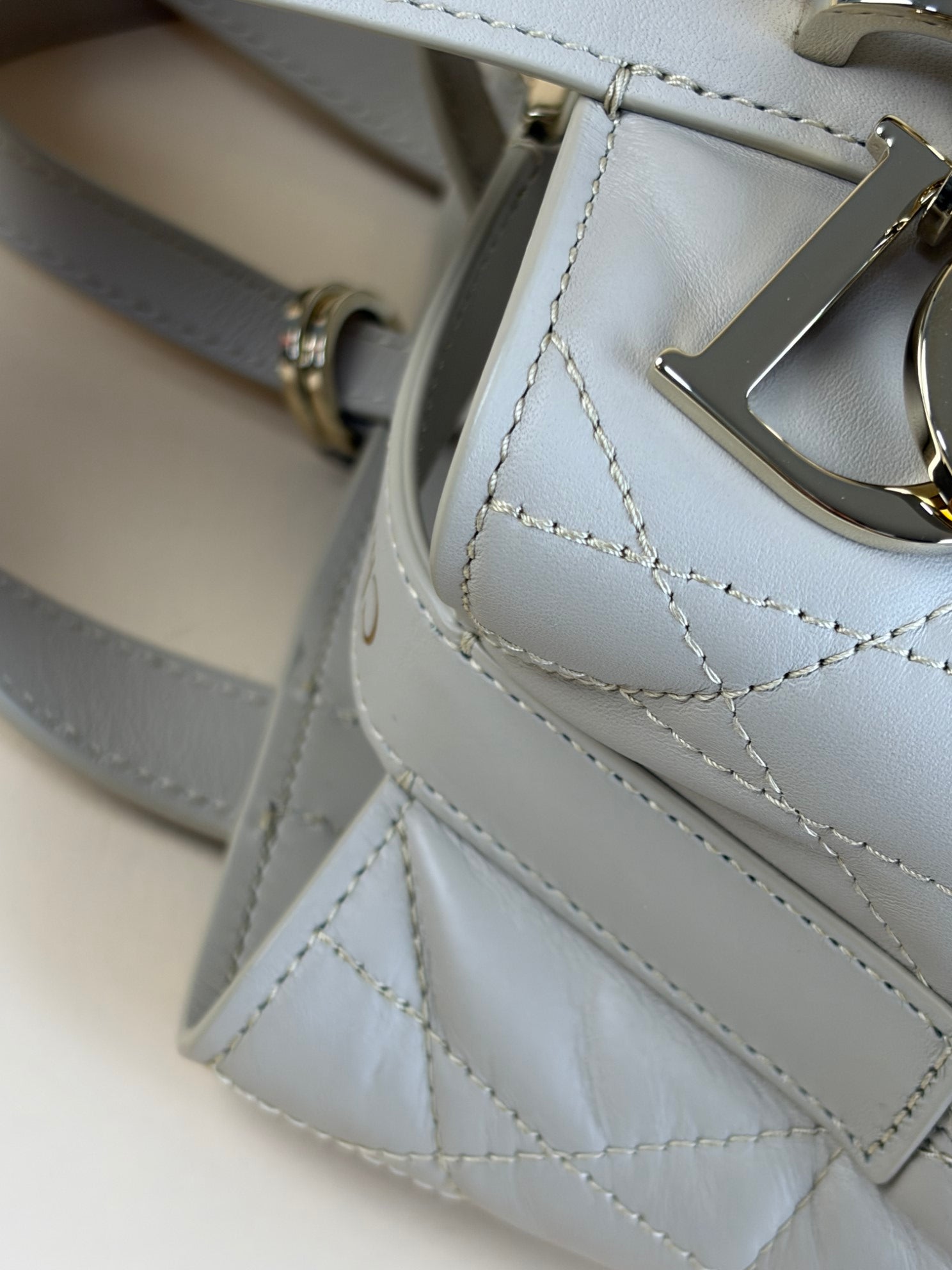 Christian Dior Small Toujours Vertical Tote Bag w/ Strap