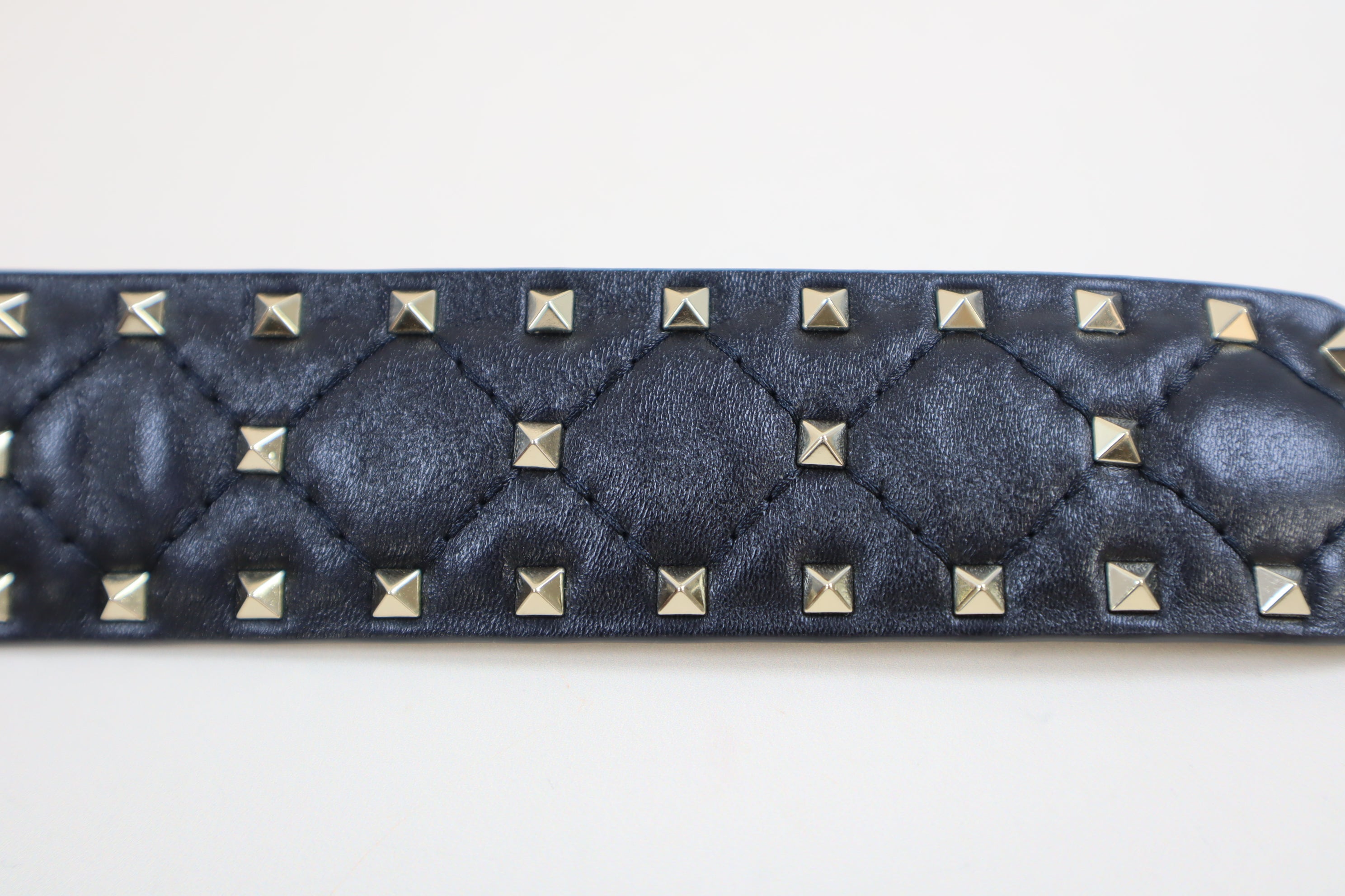 Valentino Black Rockstud Strap