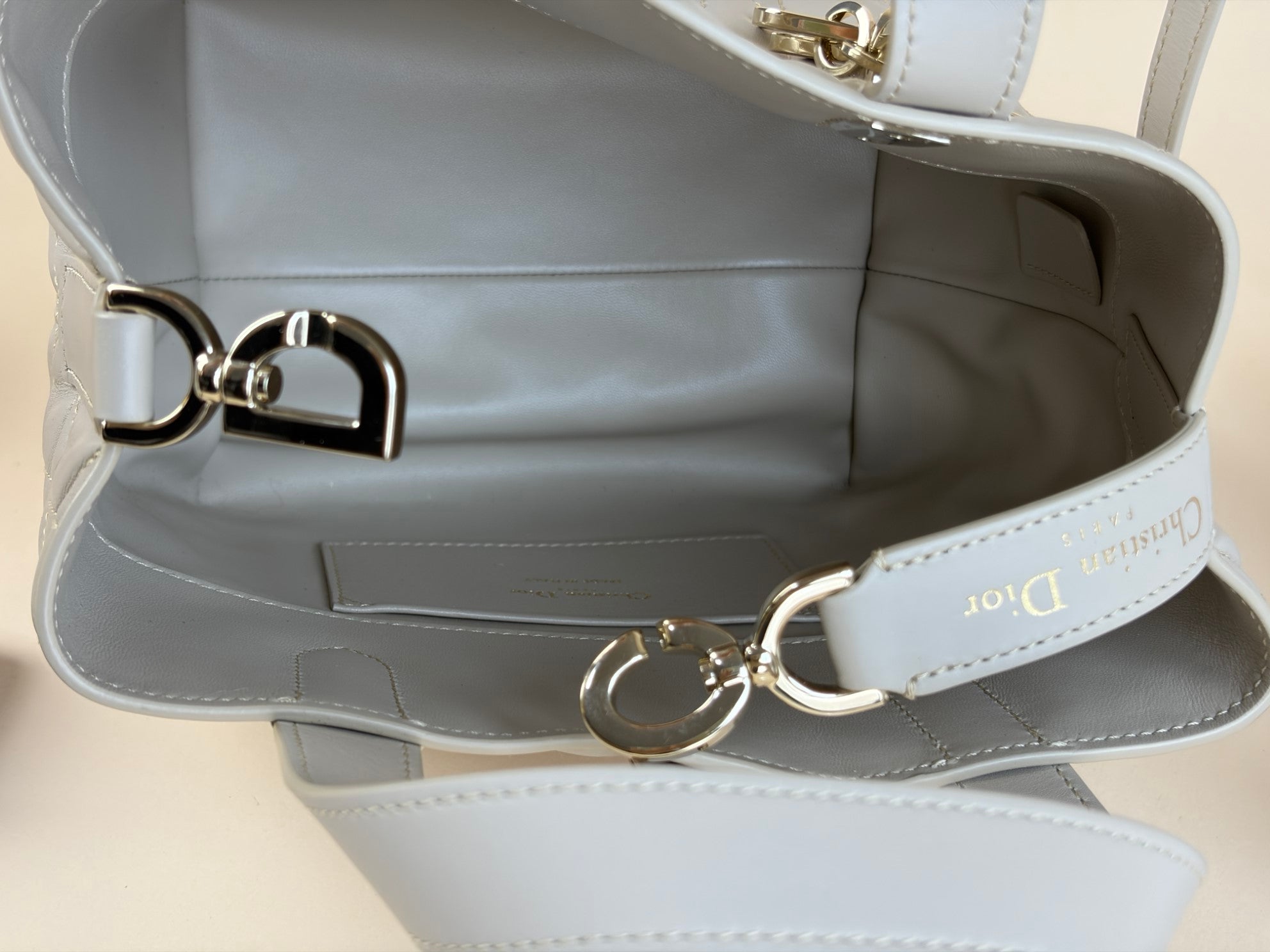 Christian Dior Small Toujours Vertical Tote Bag w/ Strap