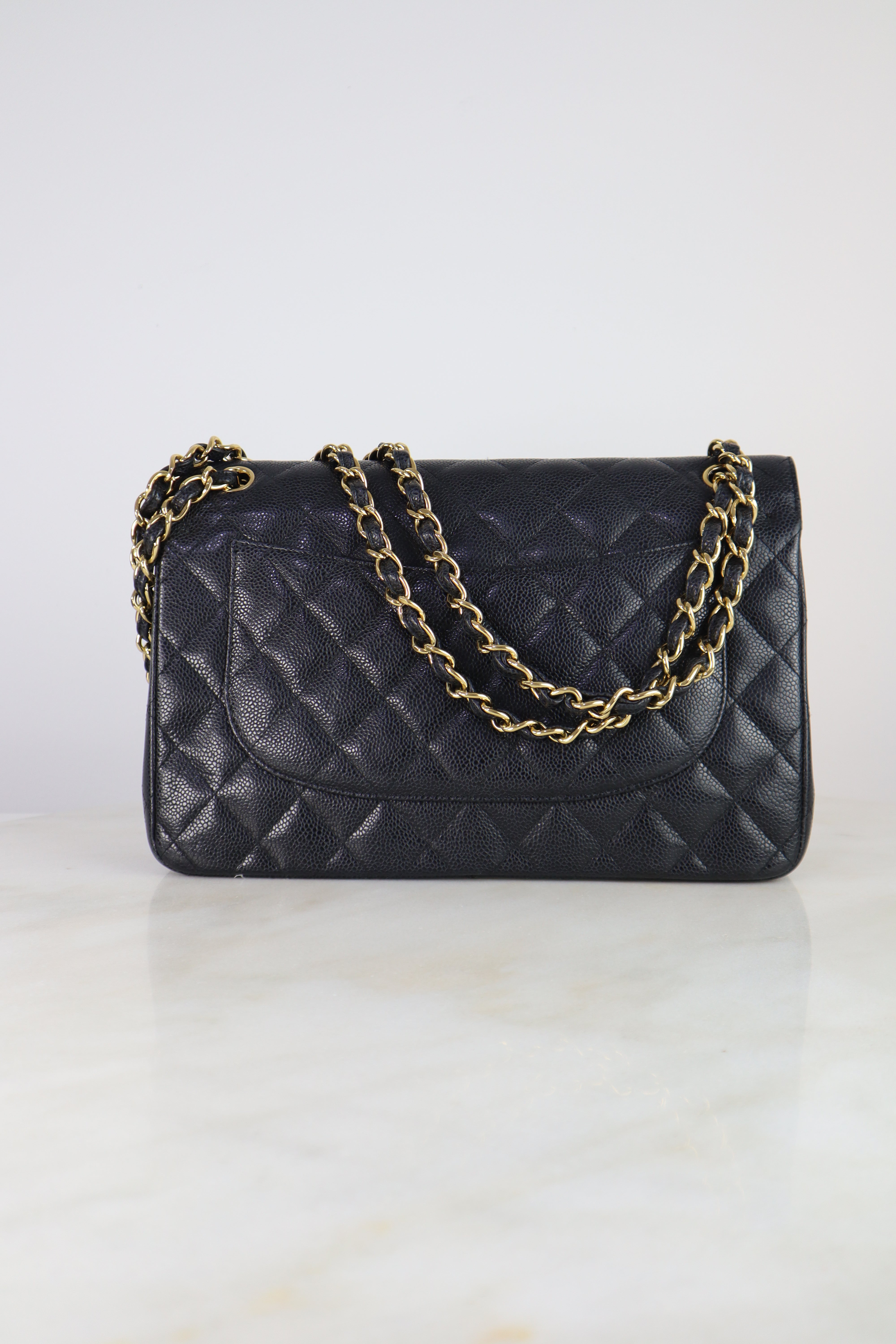 Chanel Black Classic Jumbo Bag