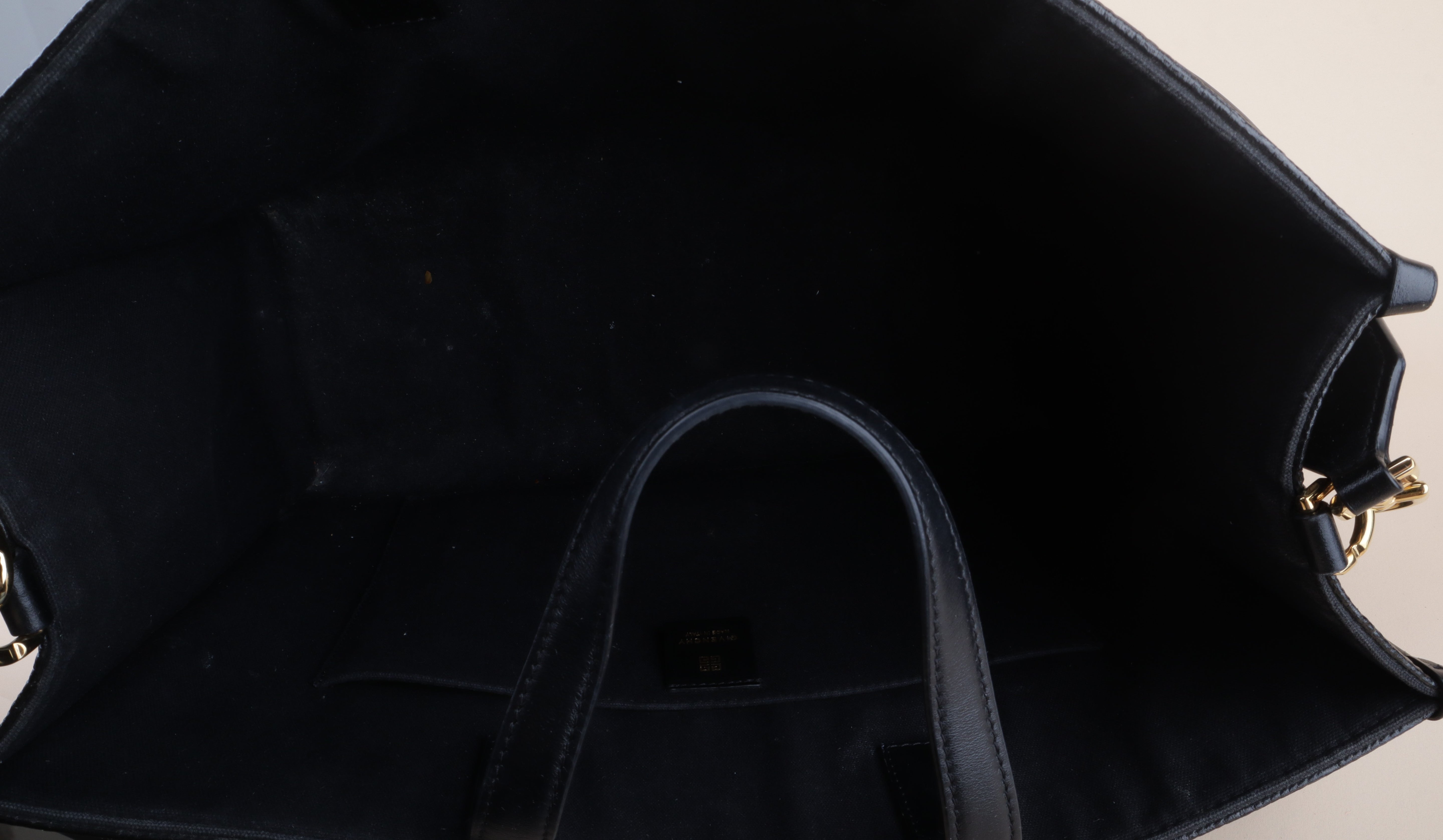 Givenchy Black G-Tote Medium Shopping Bag
