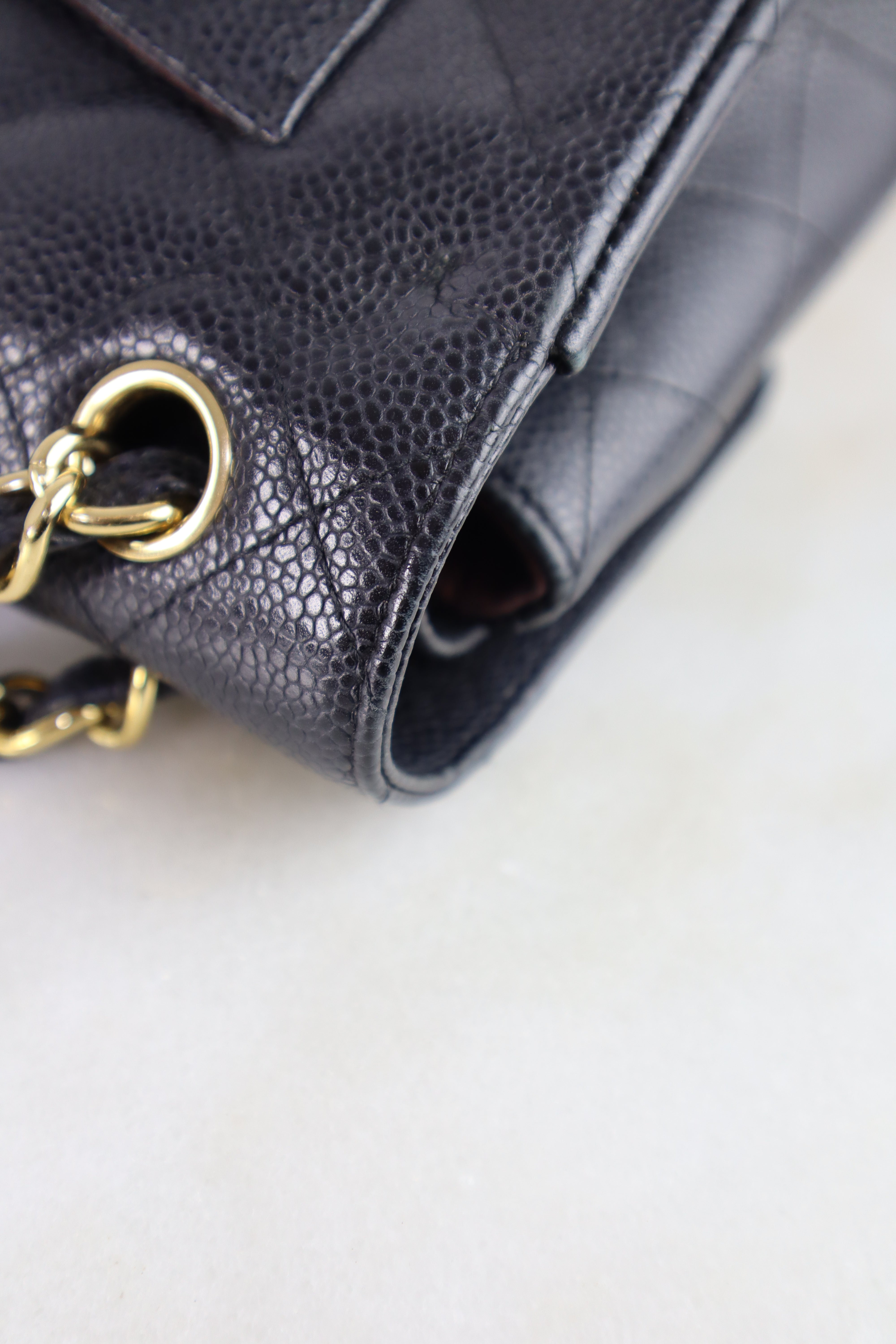 Chanel Black Classic Jumbo Bag