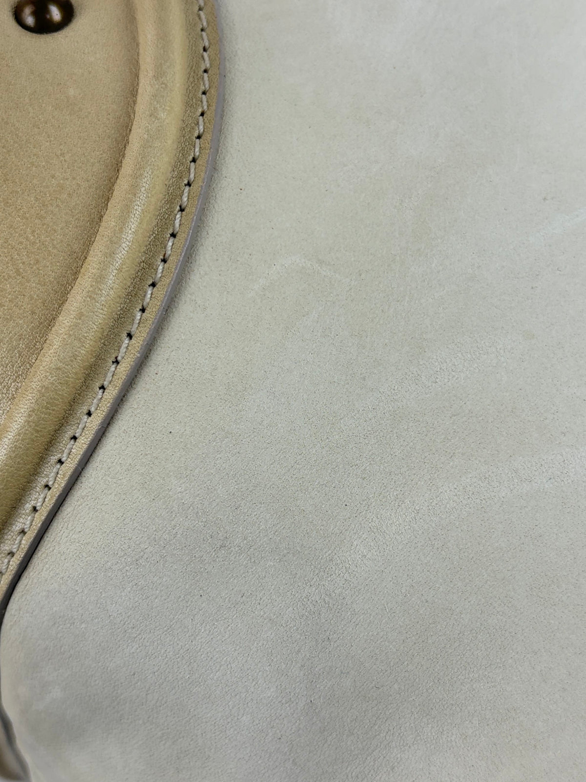 Dior ivory nubuck leather Jeanne medium frame shoulder bag