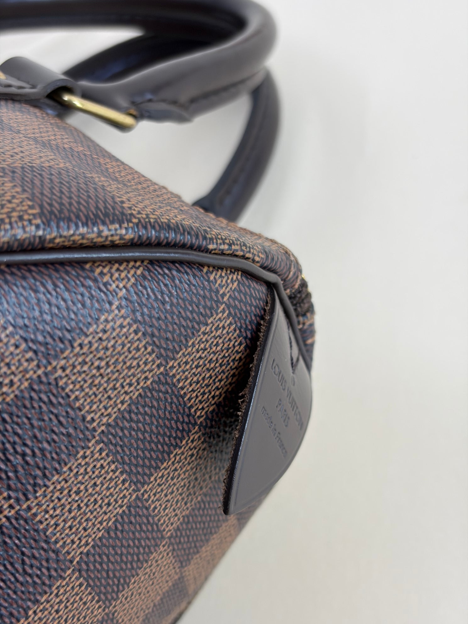 Louis Vuitton Damier Ebene Speedy 25 Bag