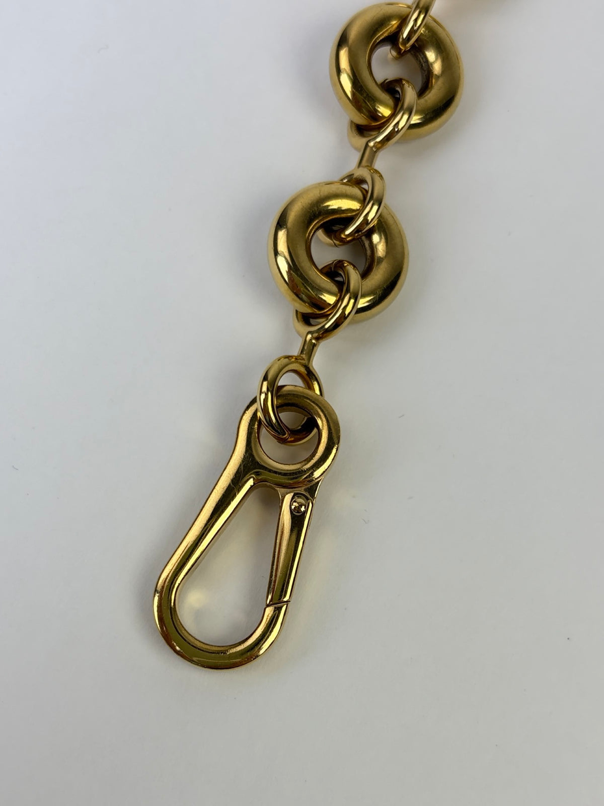 LOEWE gold chunky Donut chain bag