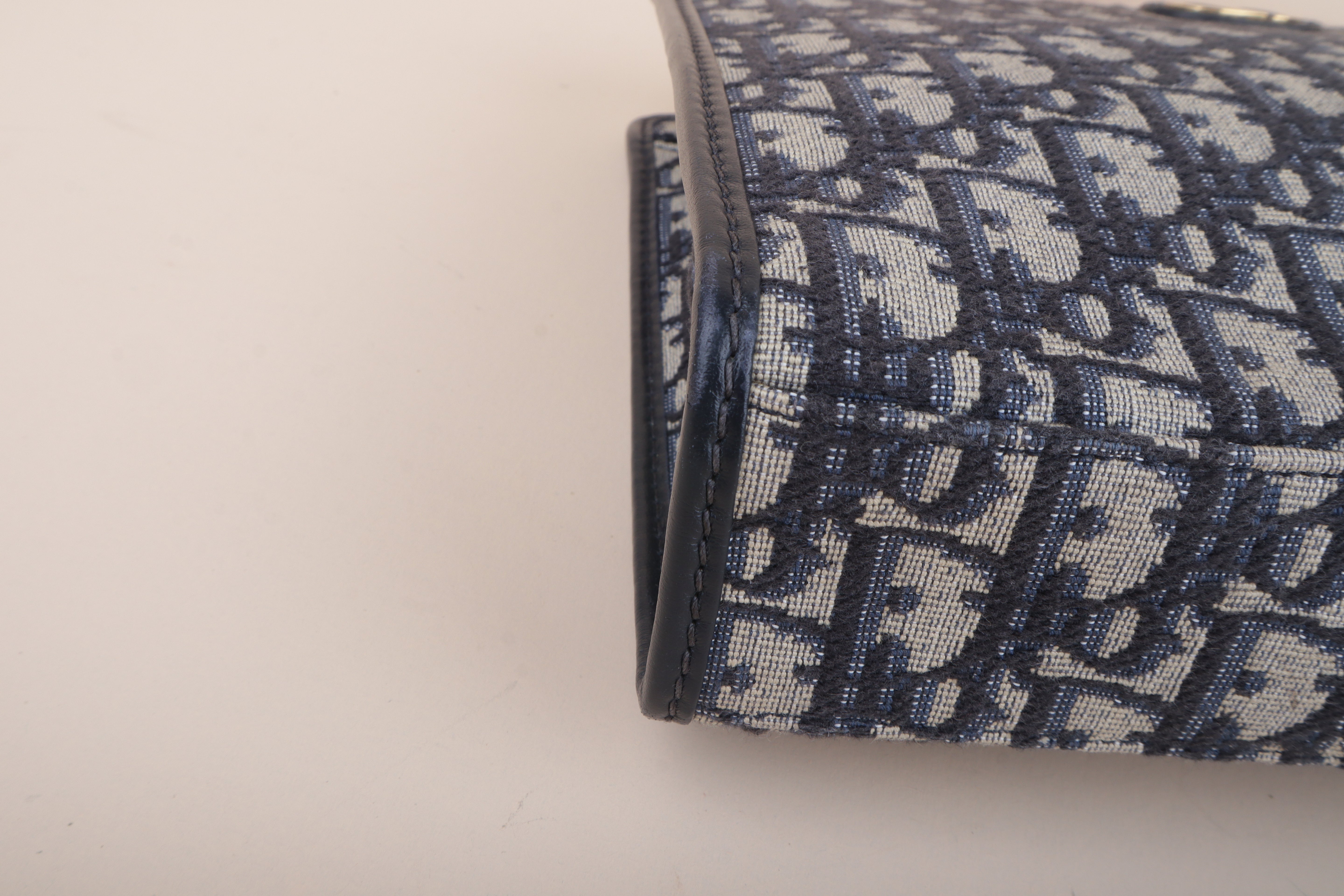 Christian Dior Blue 30 Montaigne Oblique Dea Pouch