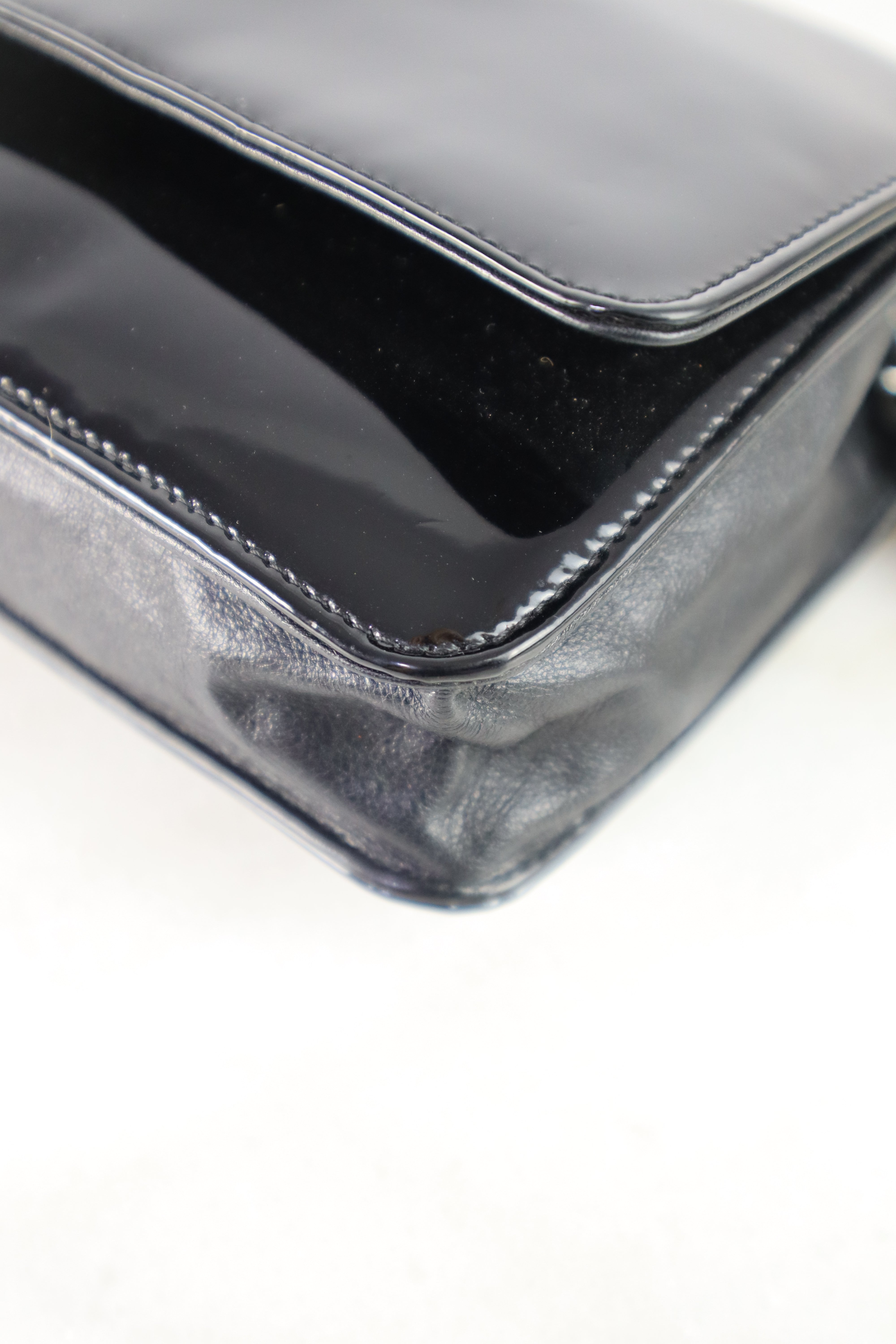 Chanel Black CC Compact Wallet on Chain