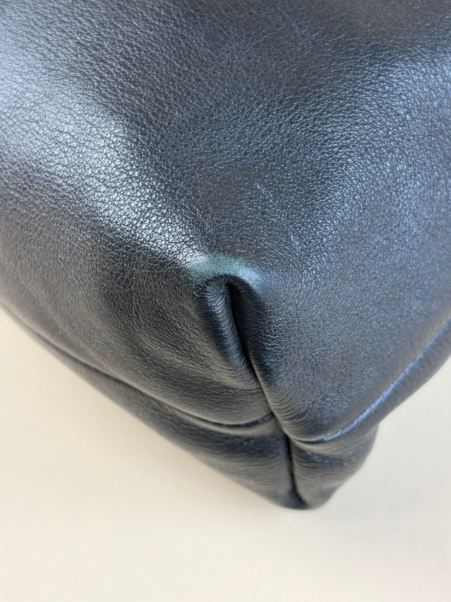 Burberry Black Little Crush Leather House Check Crossbody Bag