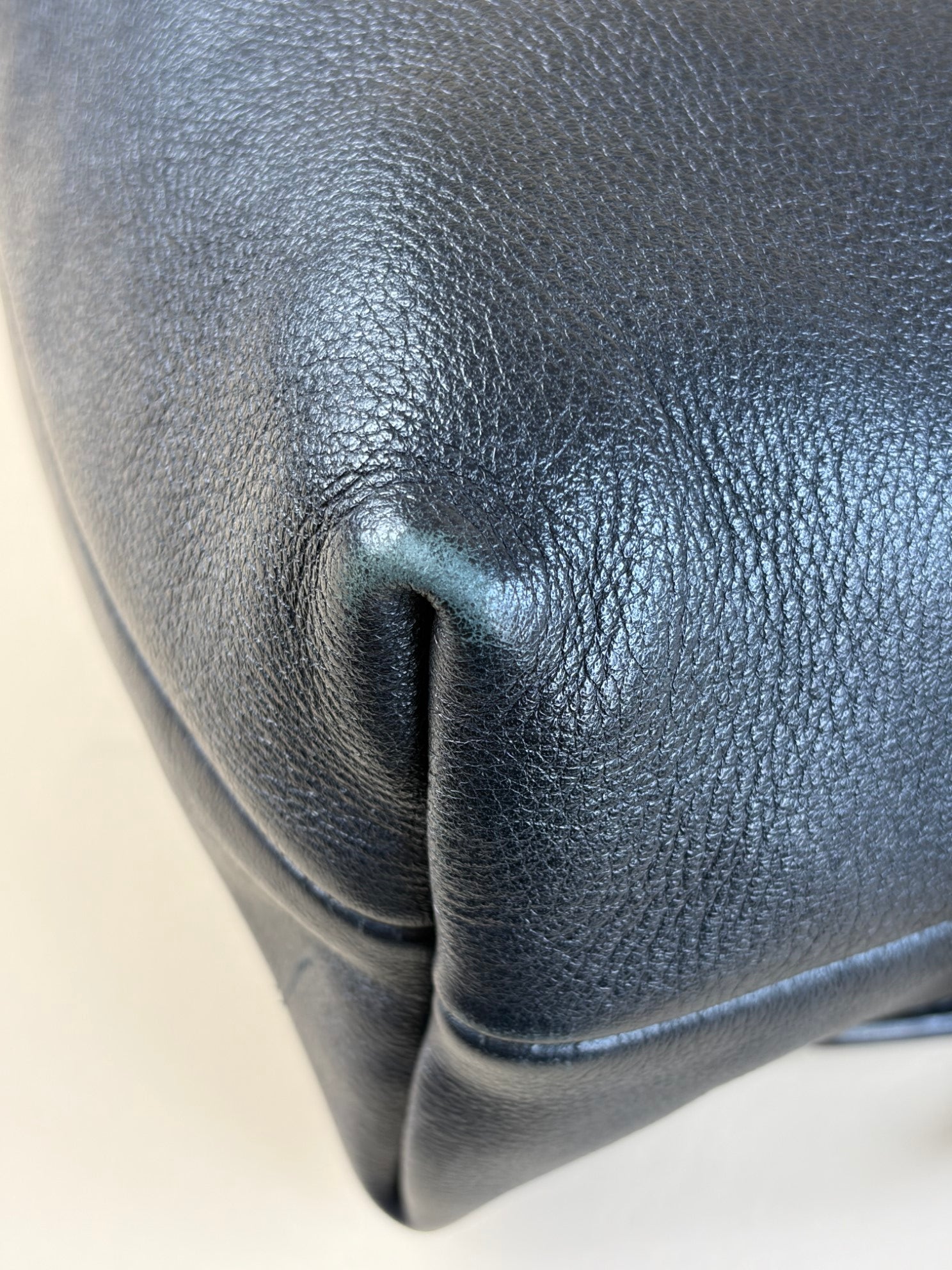 Burberry Black Little Crush Leather House Check Crossbody Bag