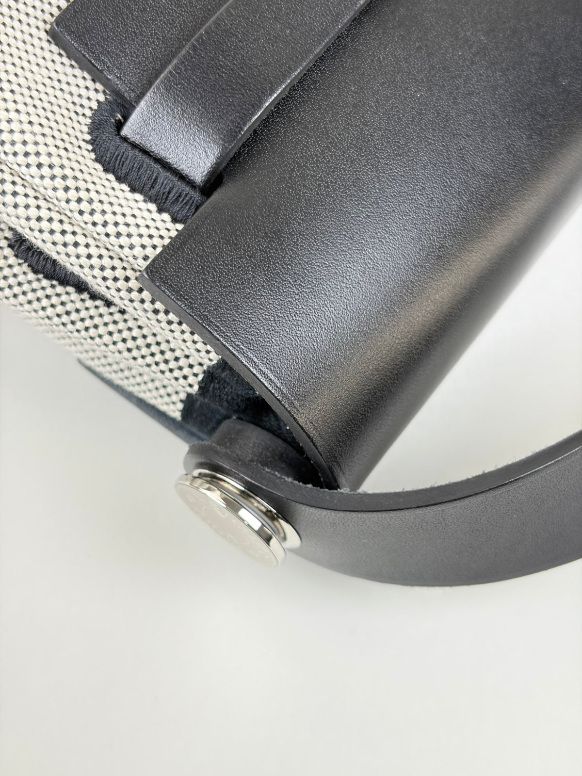 Hermes Herbag Messenger bag39 Ecru/noir
