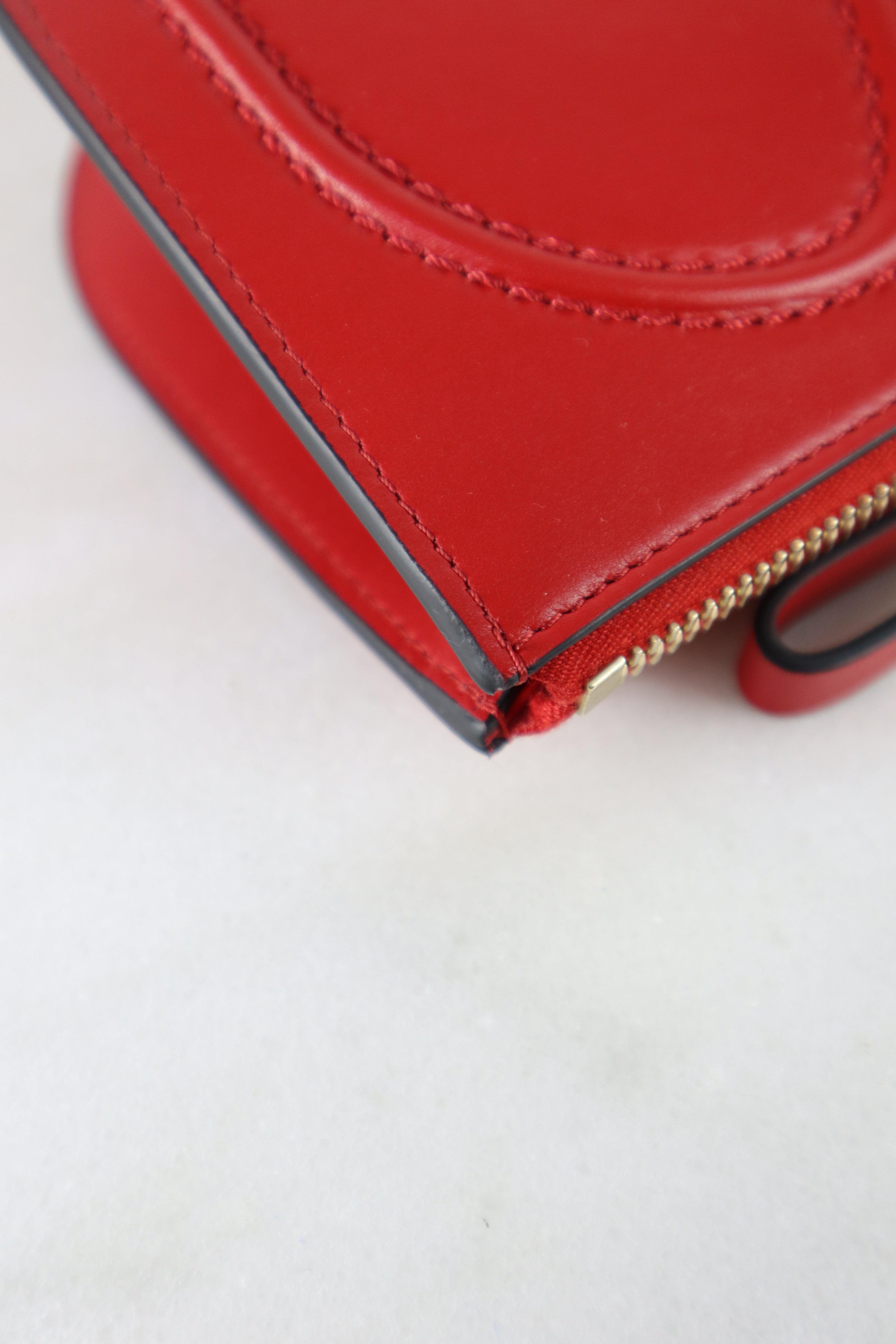 Valentino Red Super V LOGO Pouch