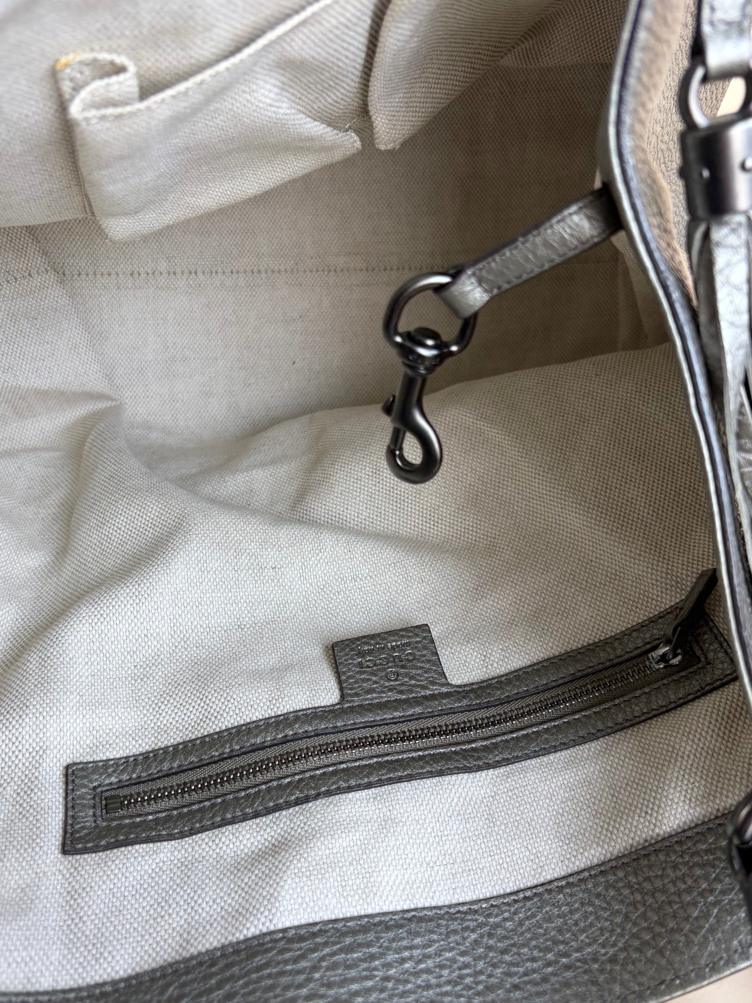 Gucci Grey Soho Medium Shoulder Bag