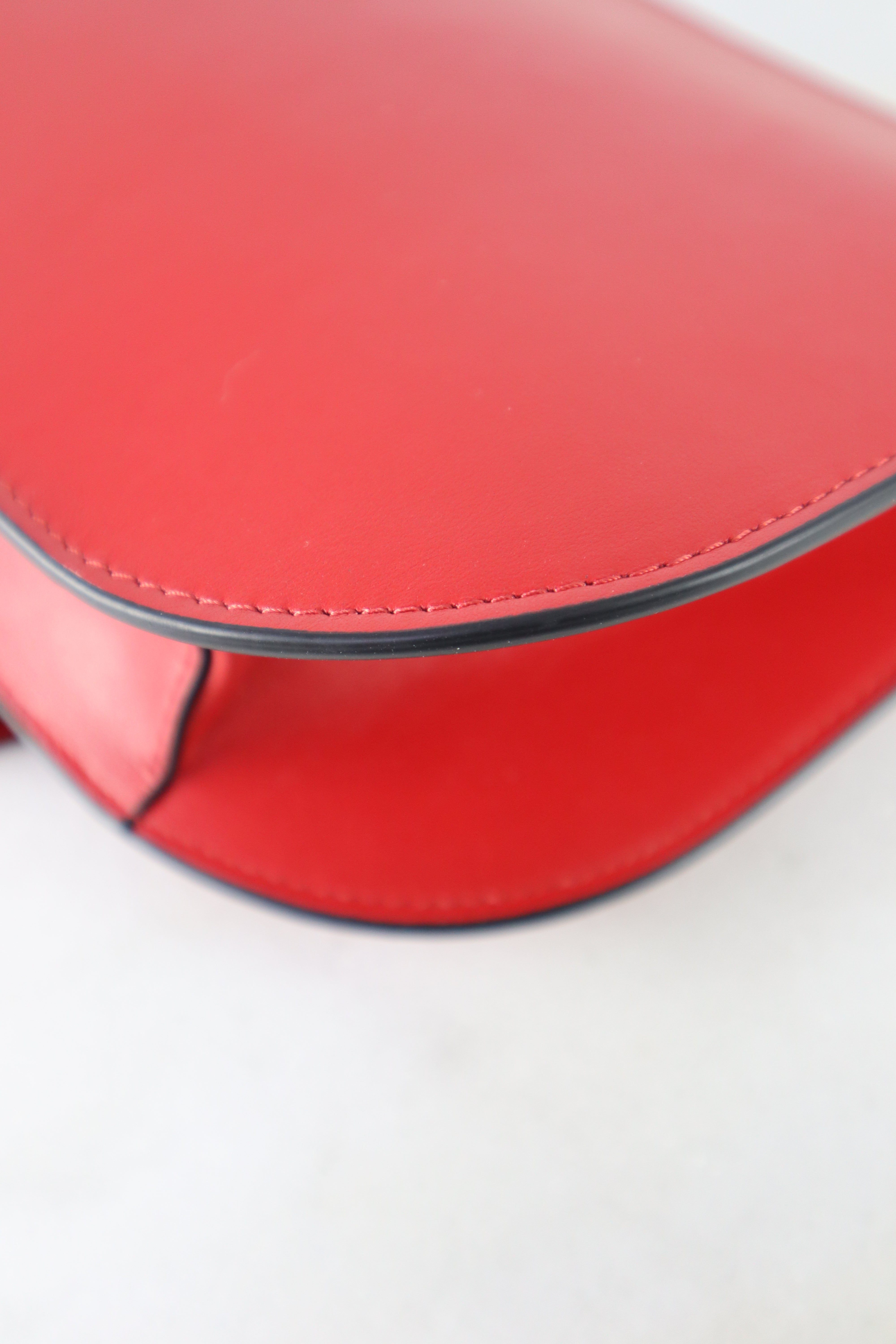 Valentino Red Super V LOGO Pouch-Pouch-Valentino-The Closet Egypt