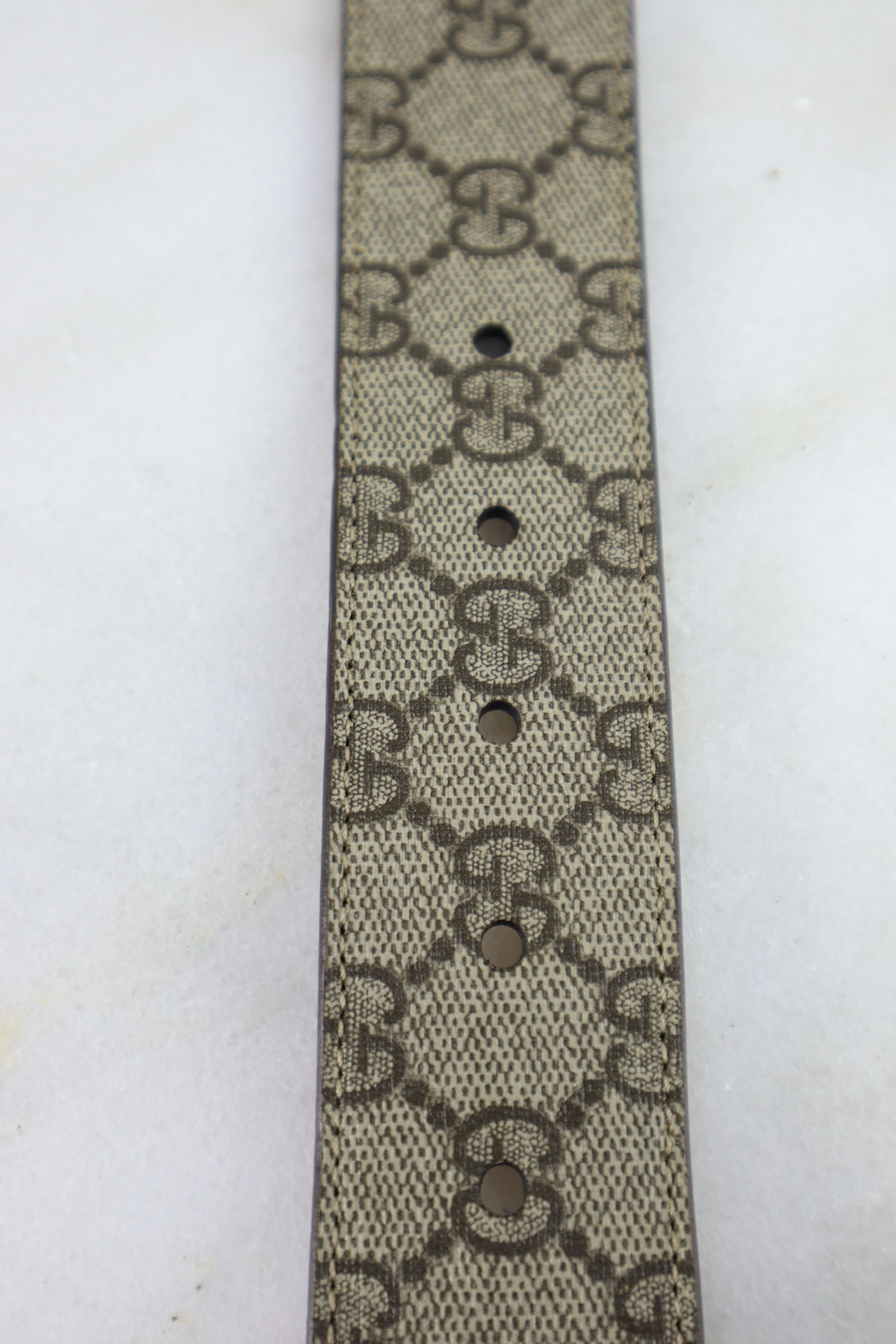 Gucci Brown GG Belt 42