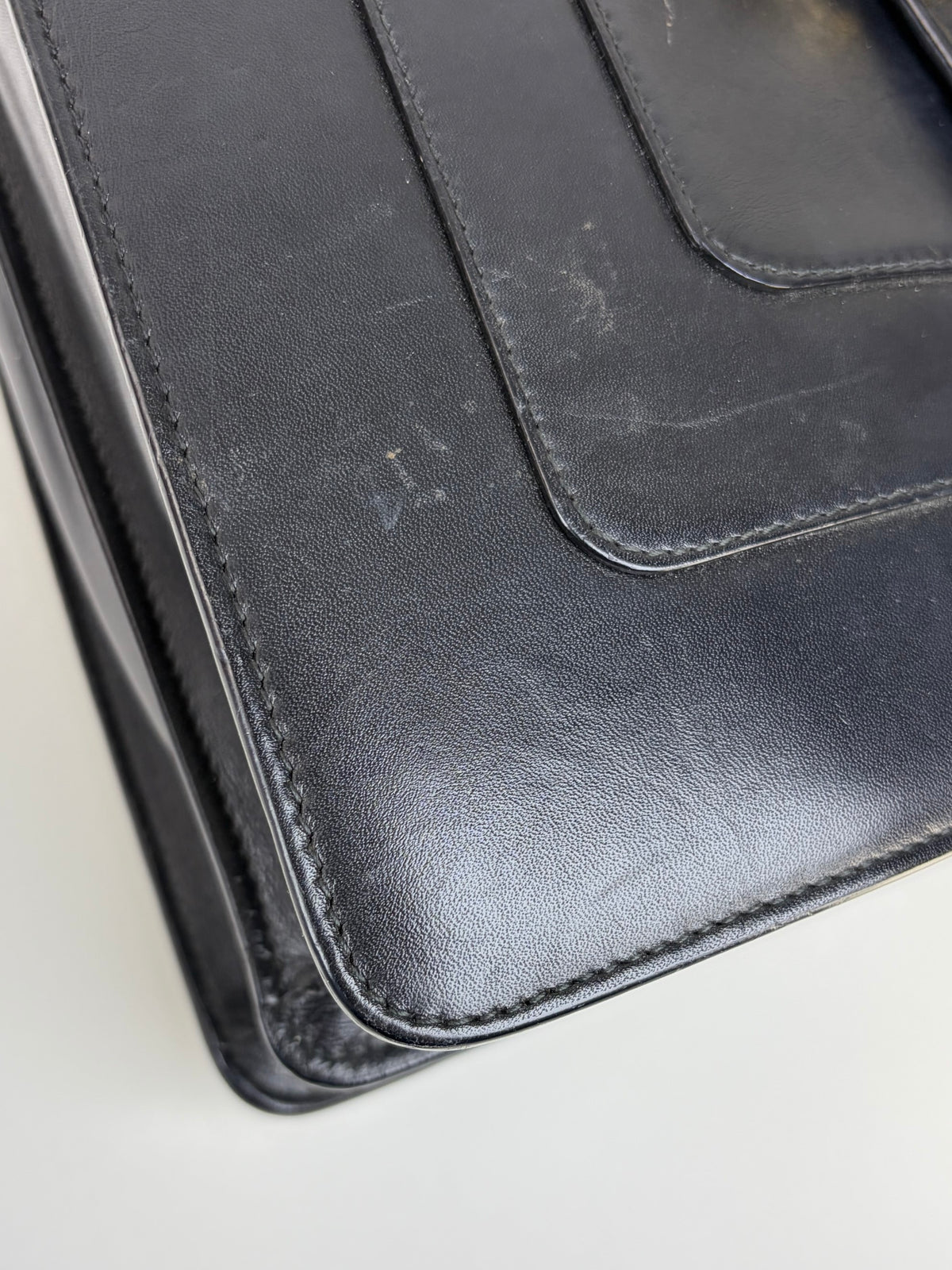 Bvlgari black calfskin Serpenti Forever crossbody