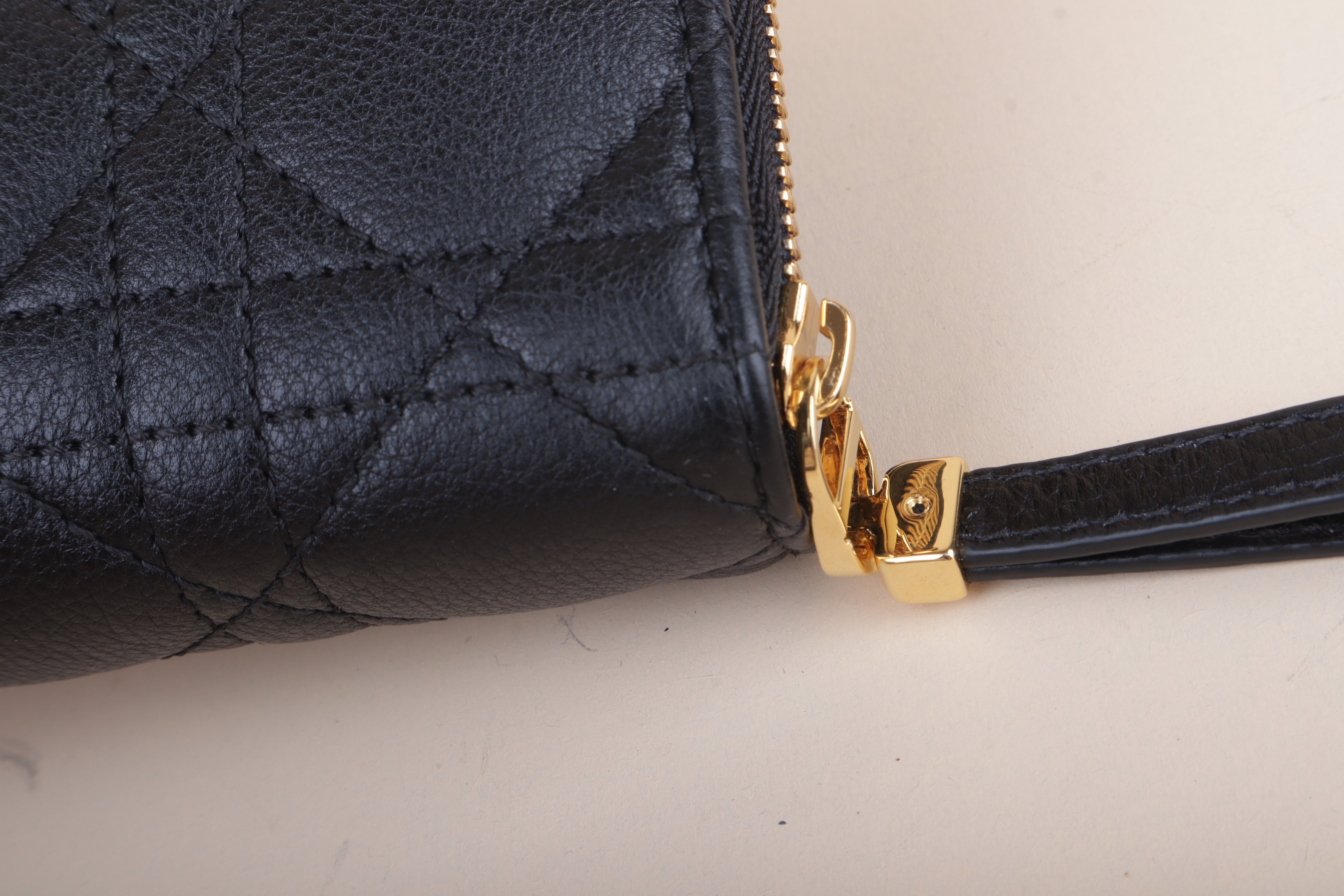 DIOR caro scarlet black cannage LEATHER