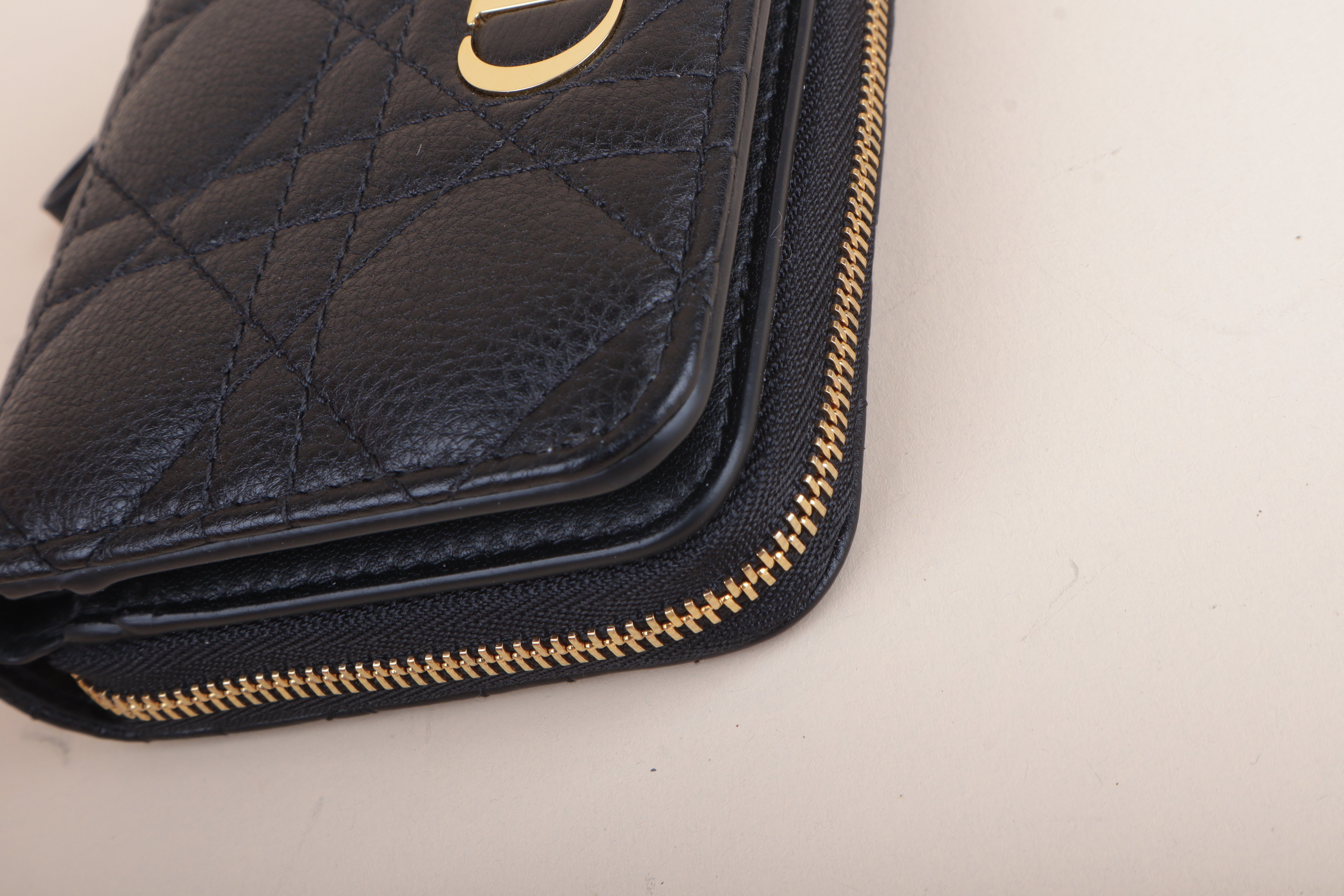DIOR caro scarlet black cannage LEATHER