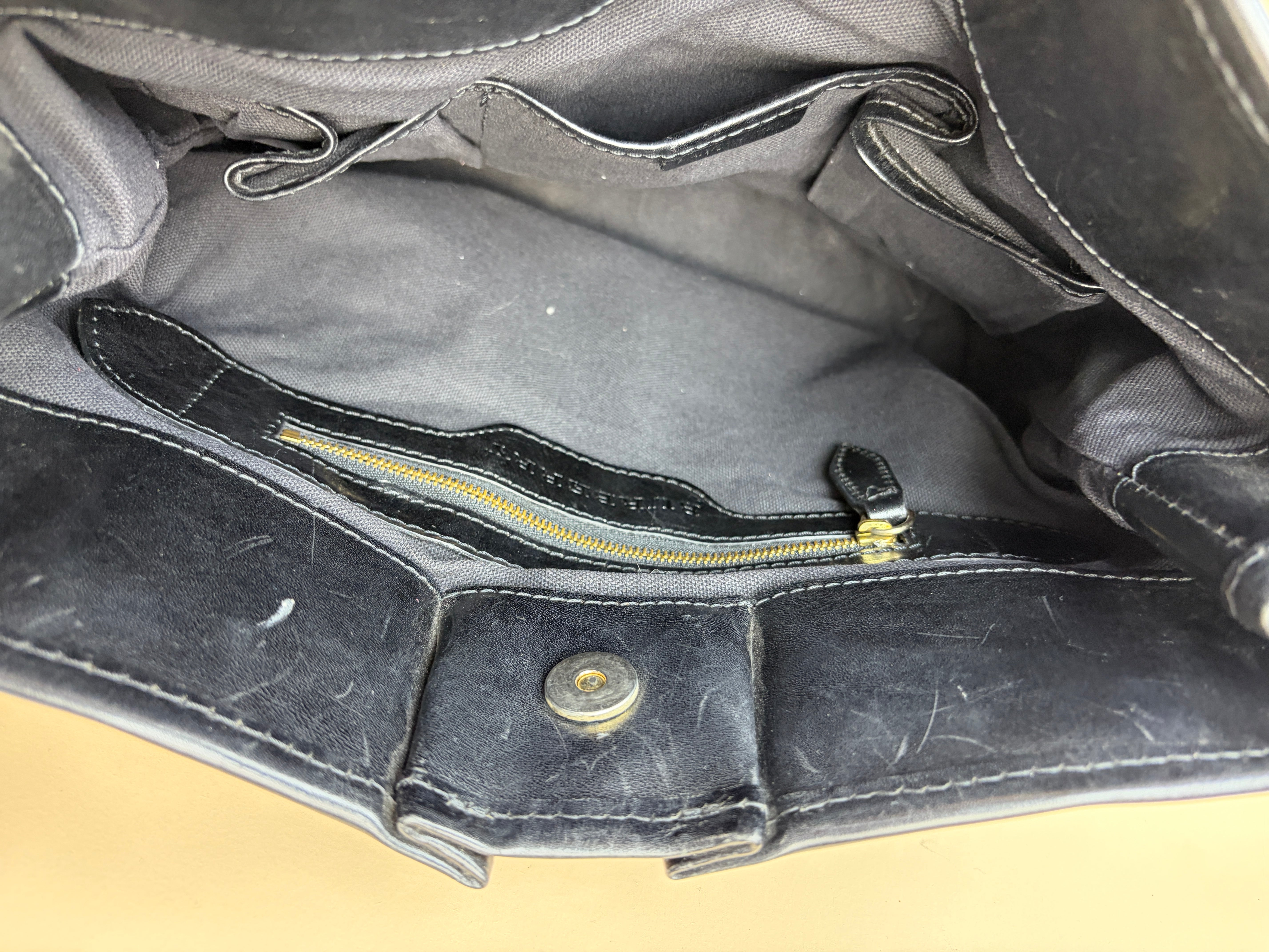 Burberry Black House Check Bridle Tote Bag