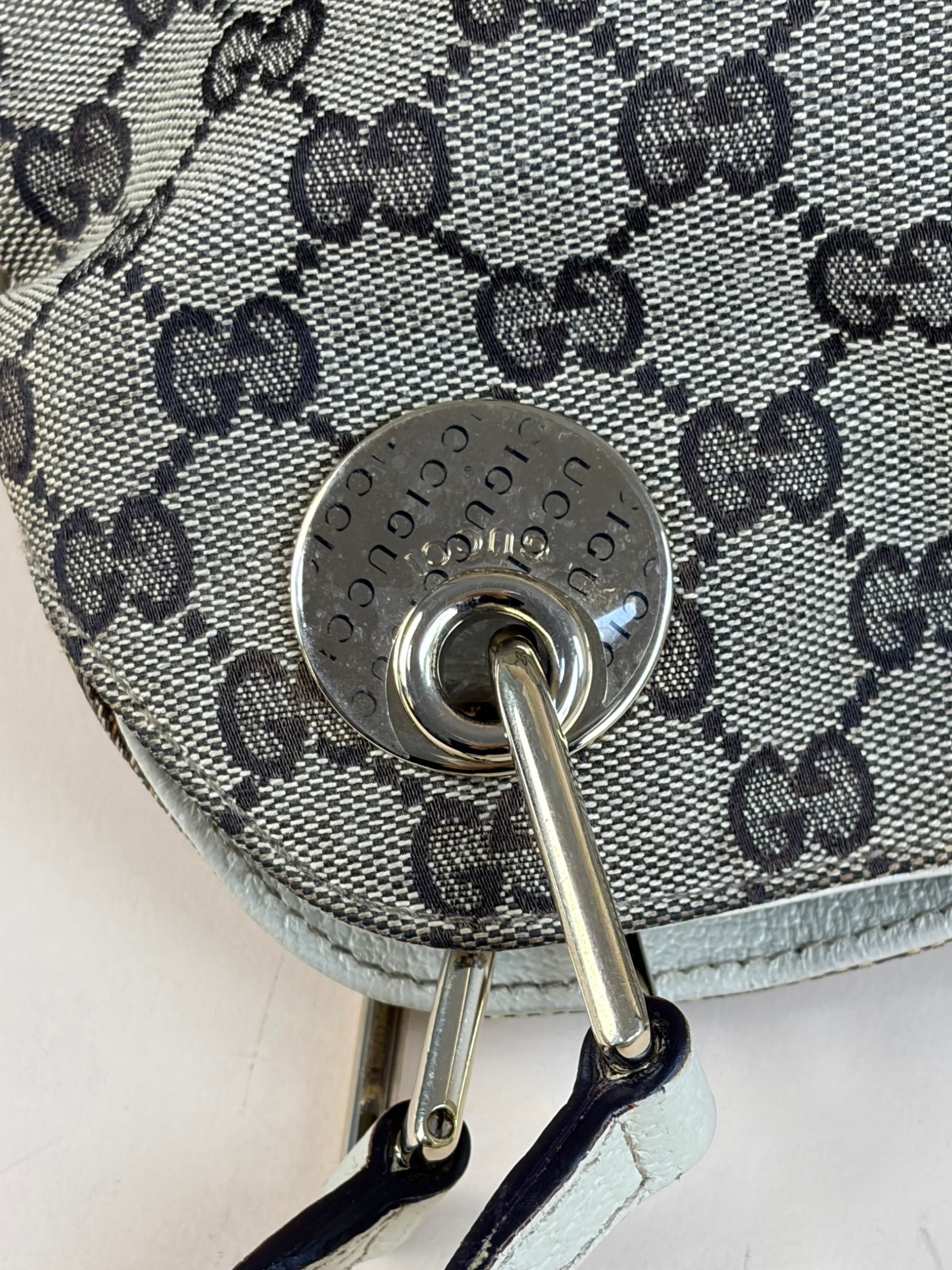 Gucci Bicolor GG Monogram Medium Eclipse Tote Bag