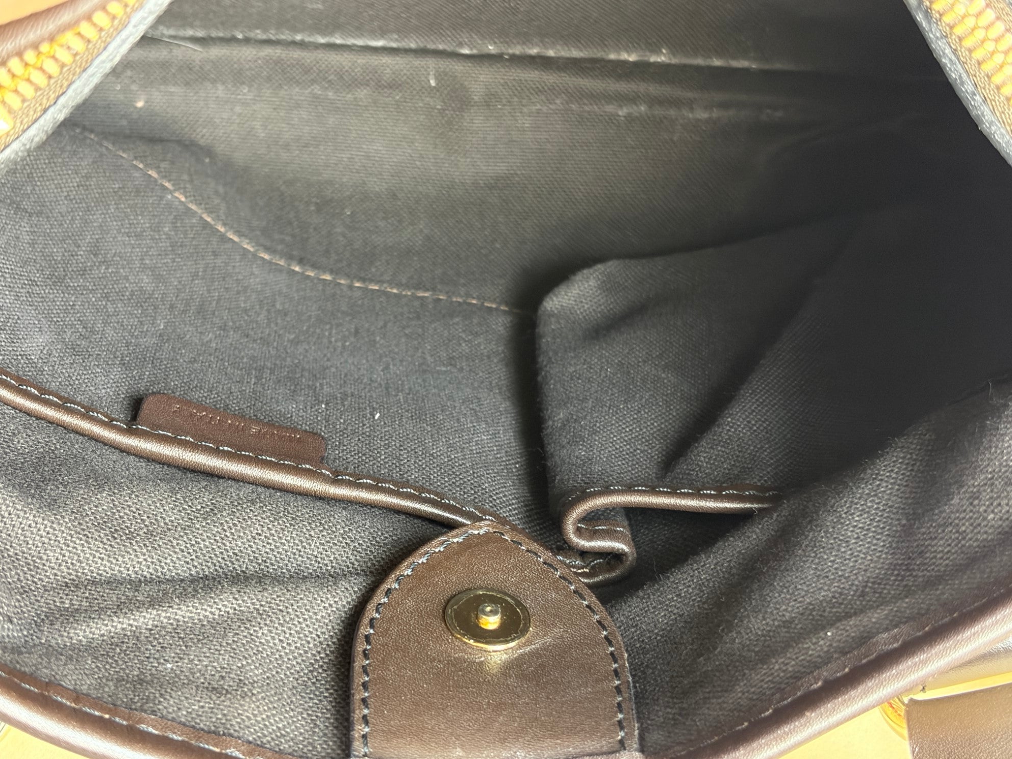 Burberry Bicolor Northfield Haymarket Tote Bag