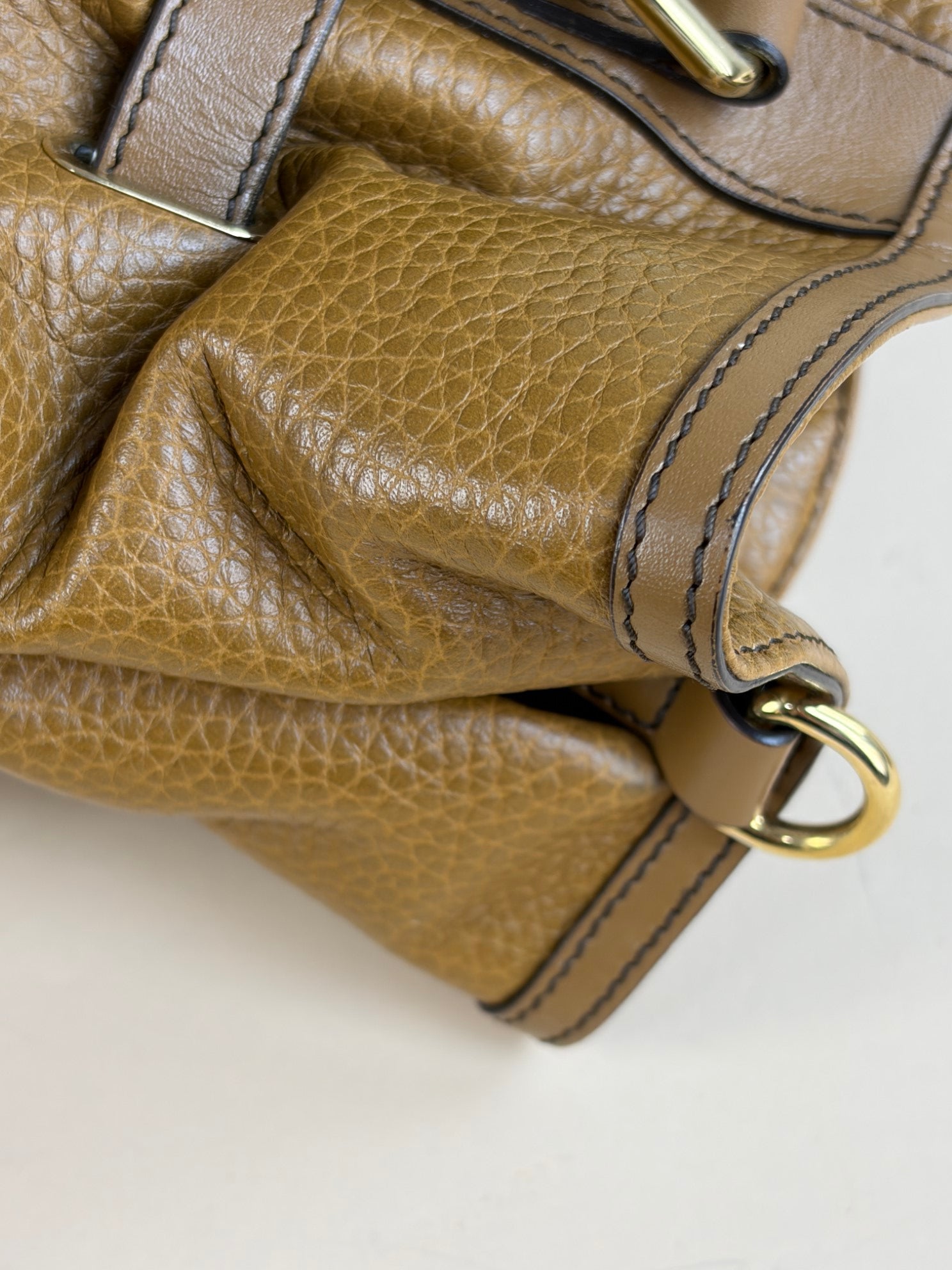 Burberry Beige Golderton Haymarket Tote Bag