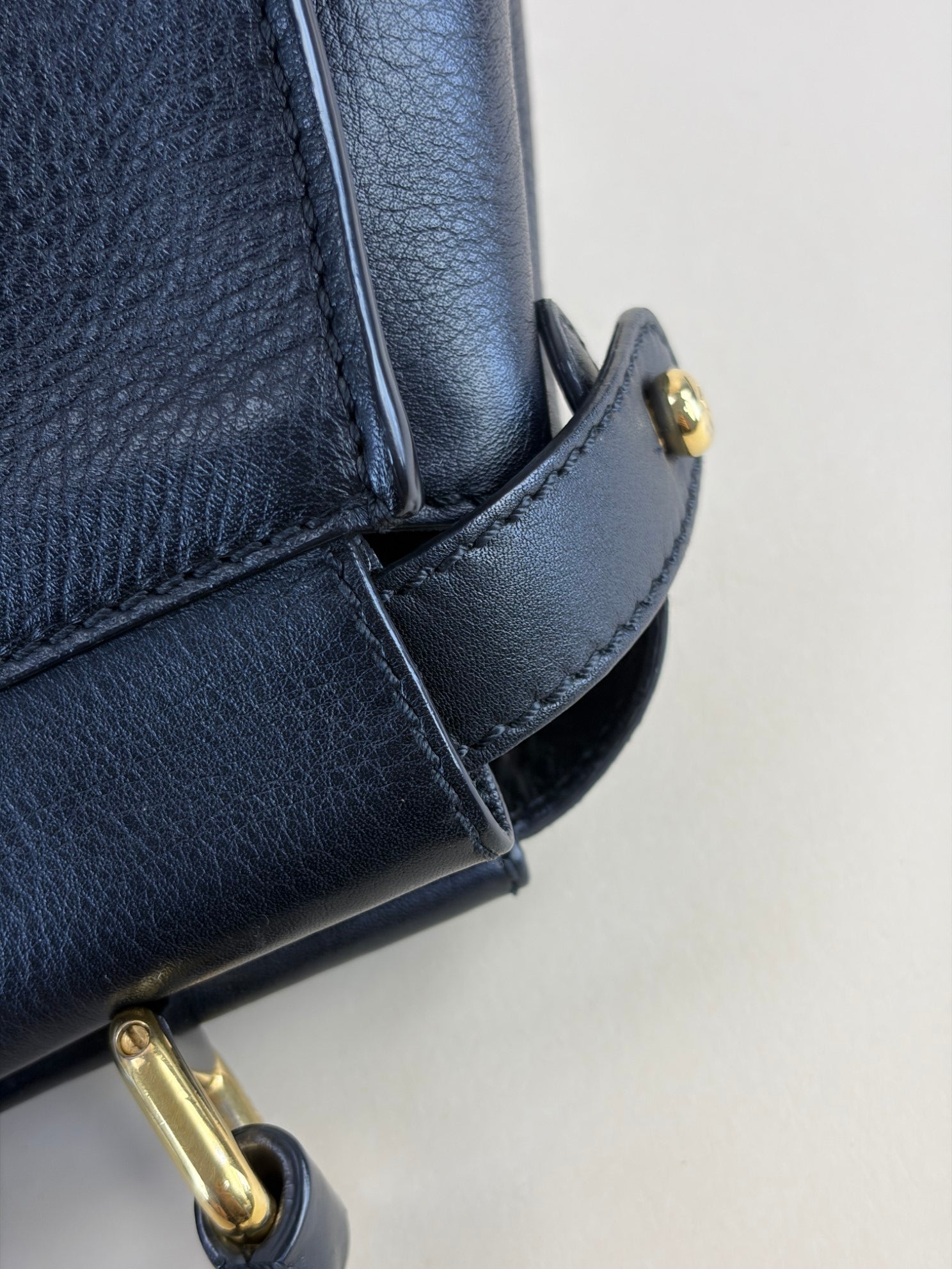 Fendi black Peekaboo leather