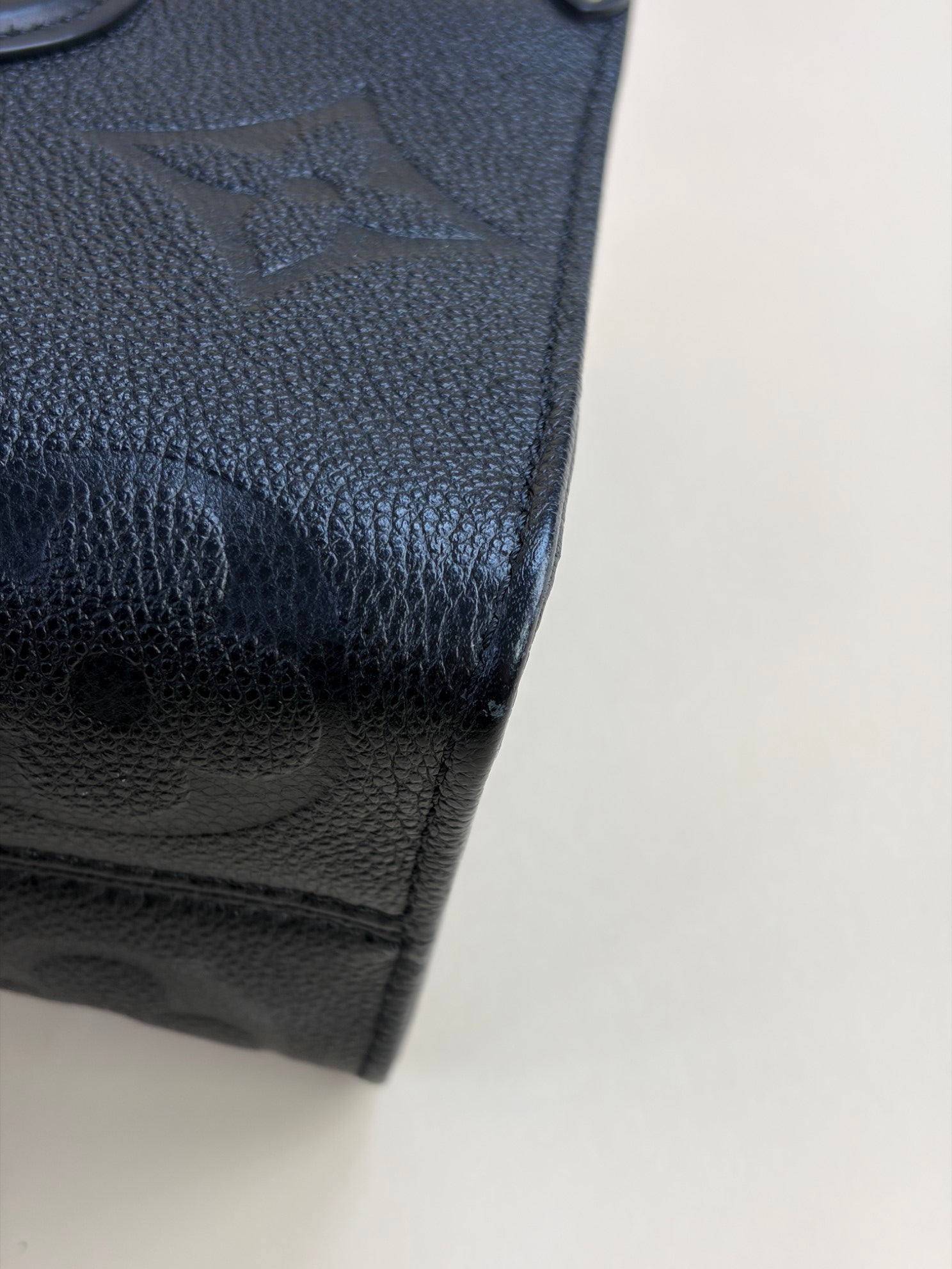 Louis Vuitton Black OnTheGo East West Empreinte with Chain and Strap