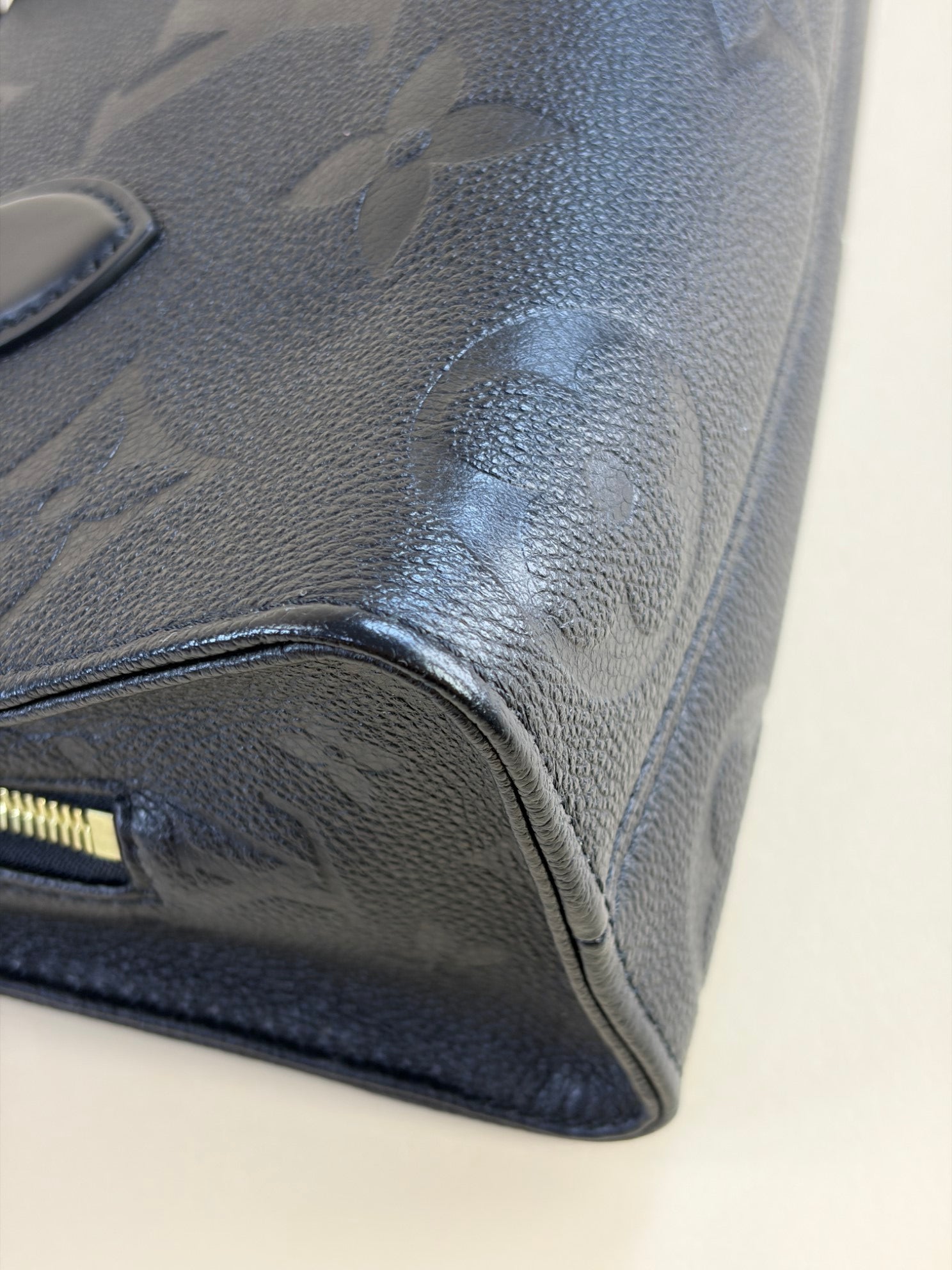 Louis Vuitton Black OnTheGo East West Empreinte with Chain and Strap