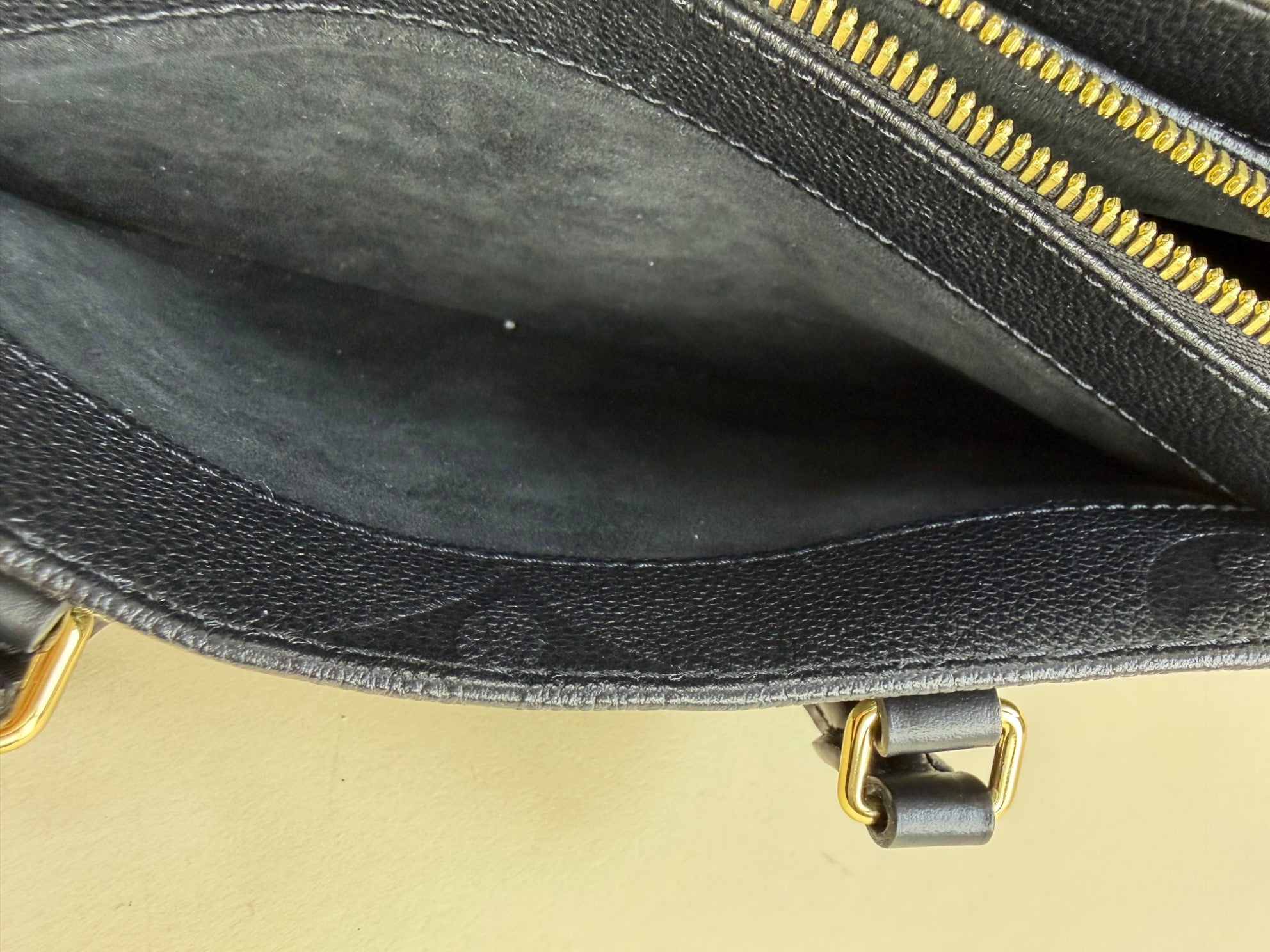 Louis Vuitton Black OnTheGo East West Empreinte with Chain and Strap