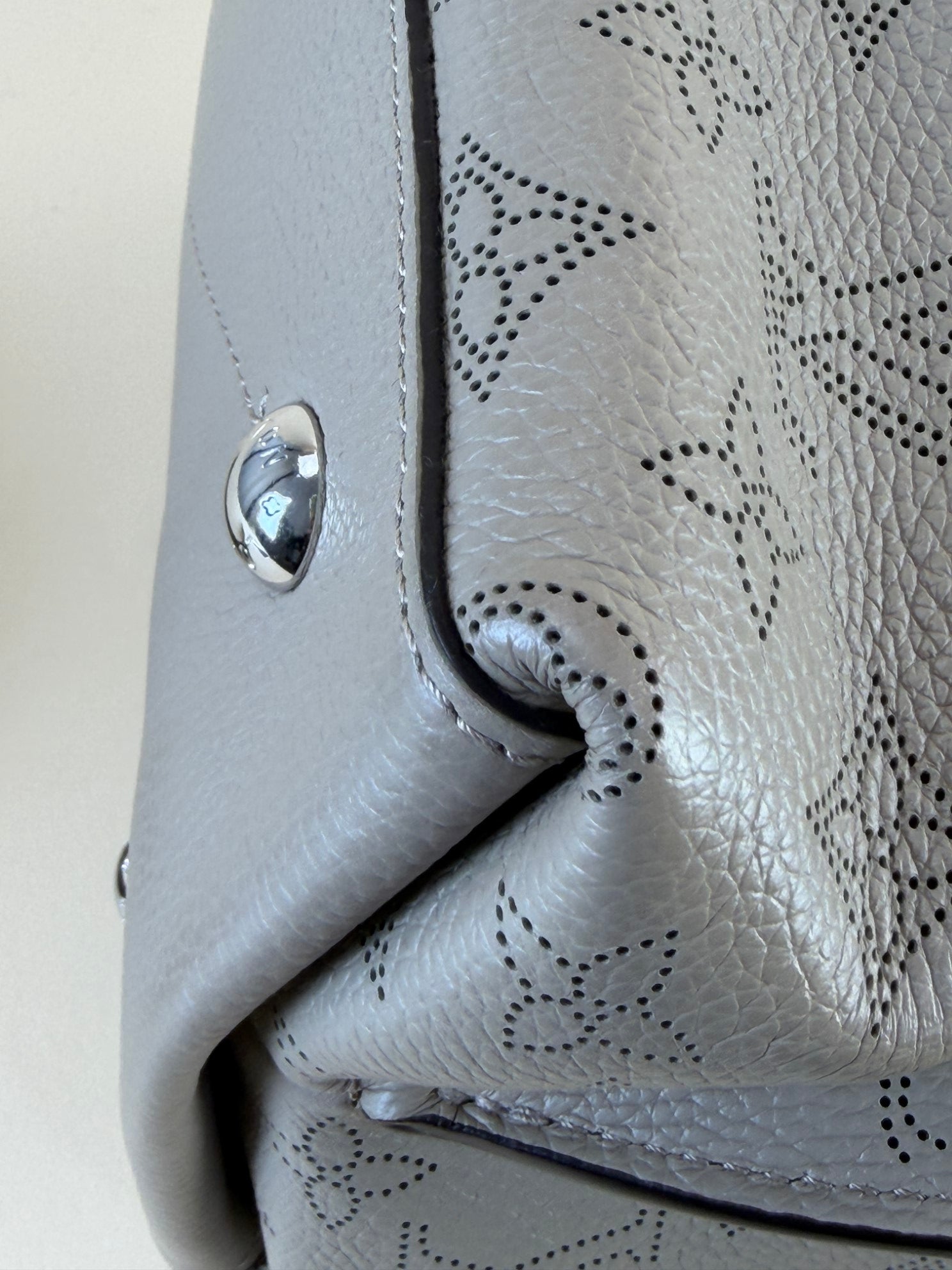 Louis Vuitton monogram Mahina calf leather maria bucket bag