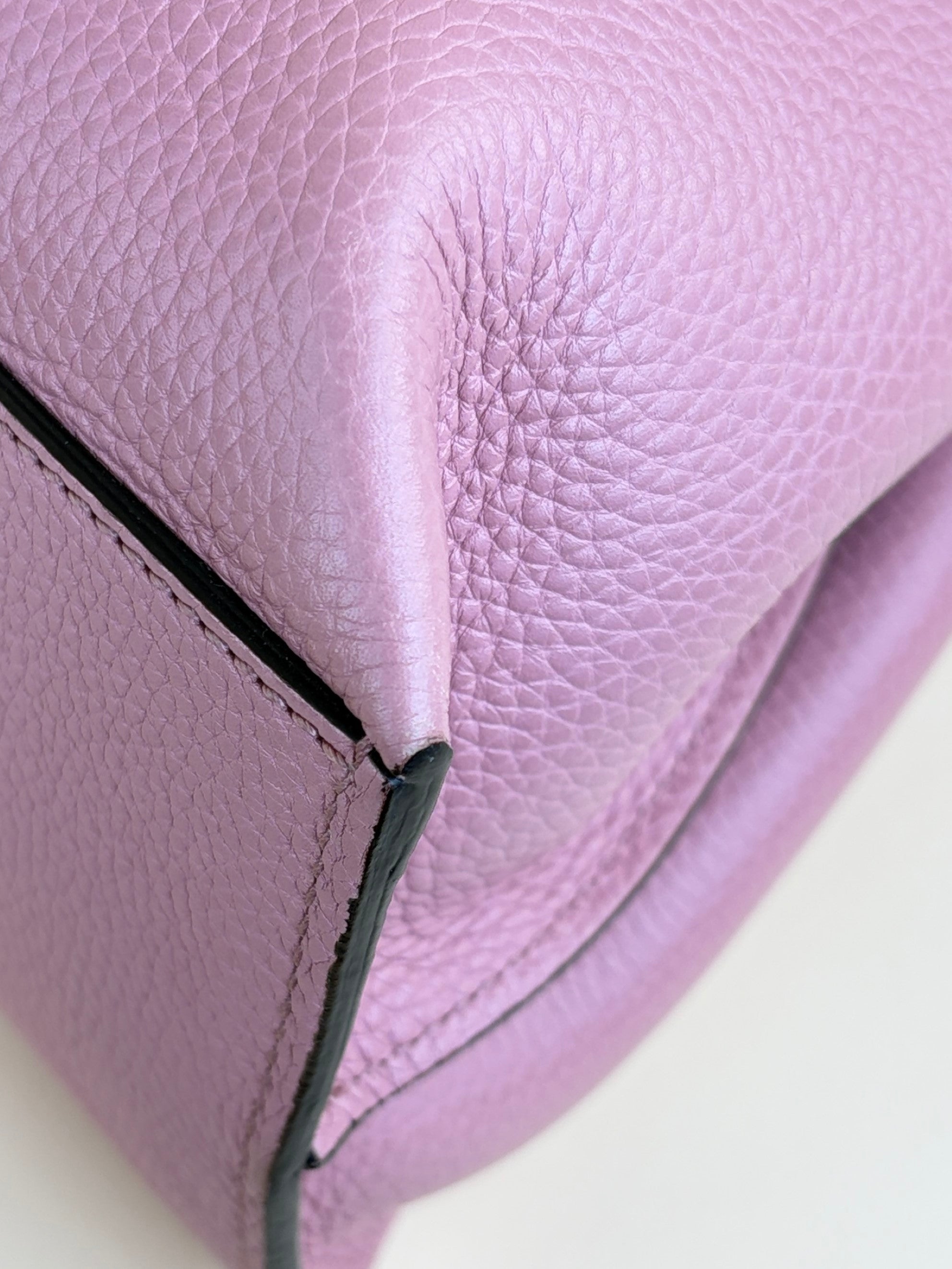 Gucci pink bamboo daily tote bag