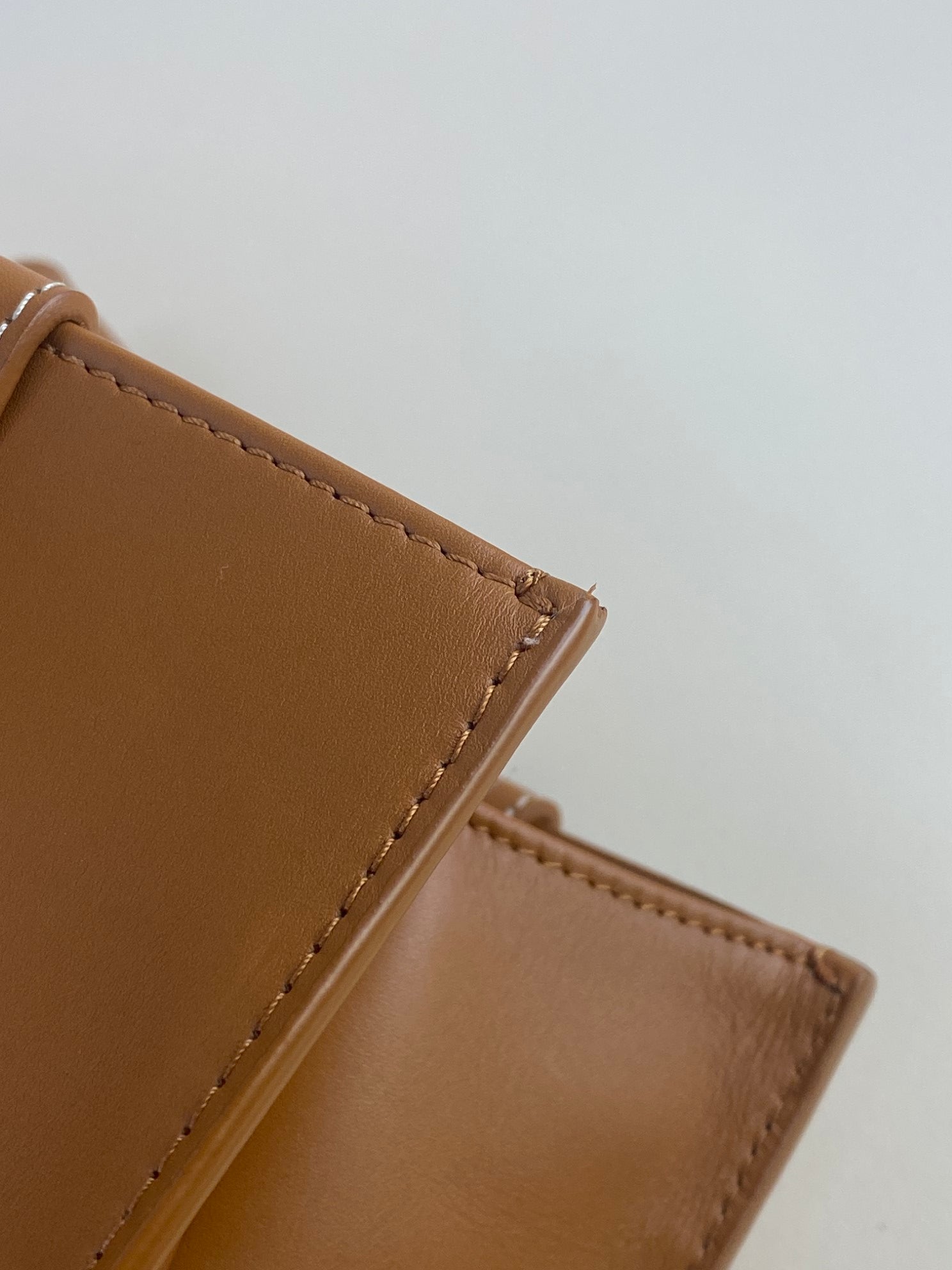 Chloe calfskin Caramel Woody medium tote bag