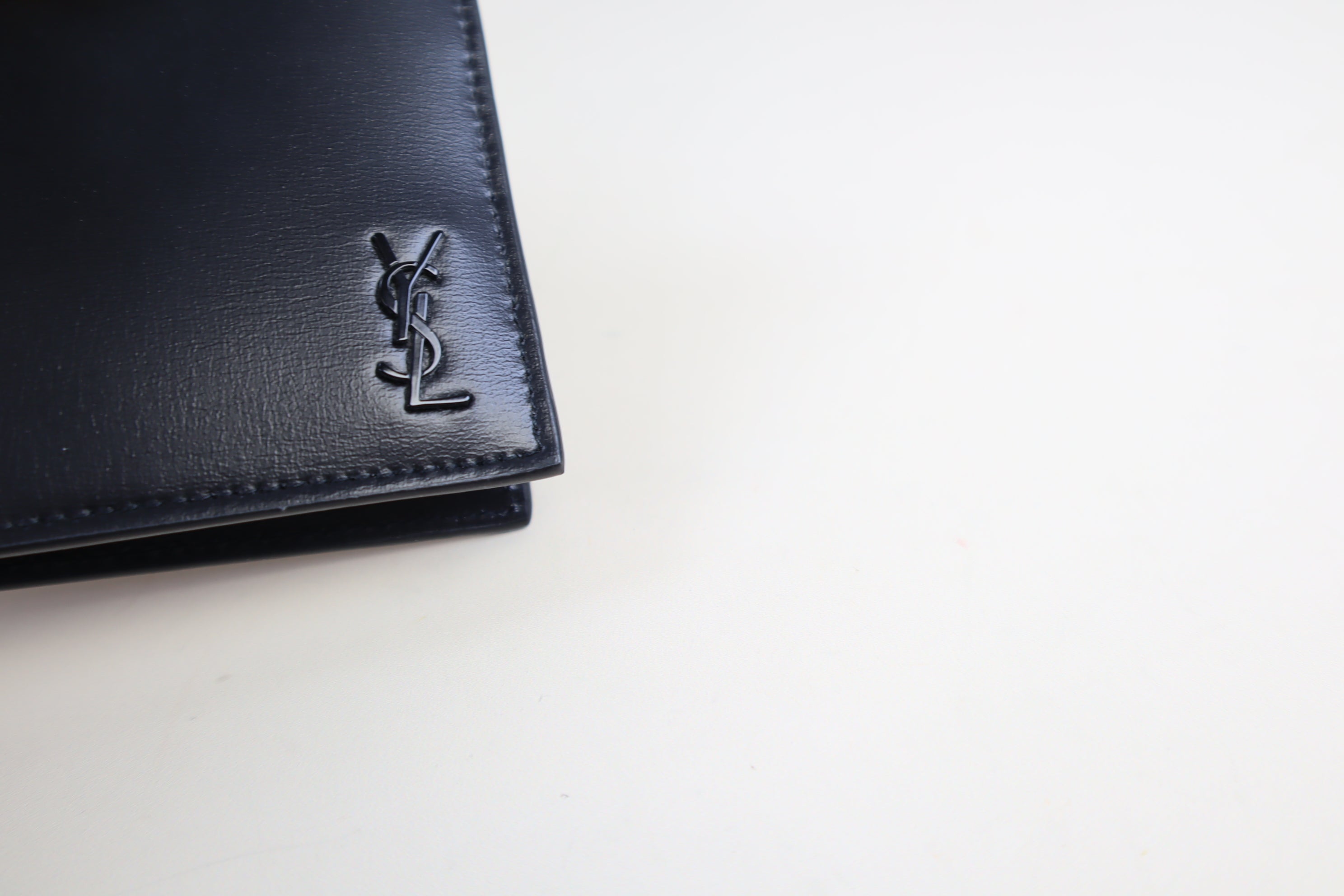 YSL Black Tiny Cassandre Wallet