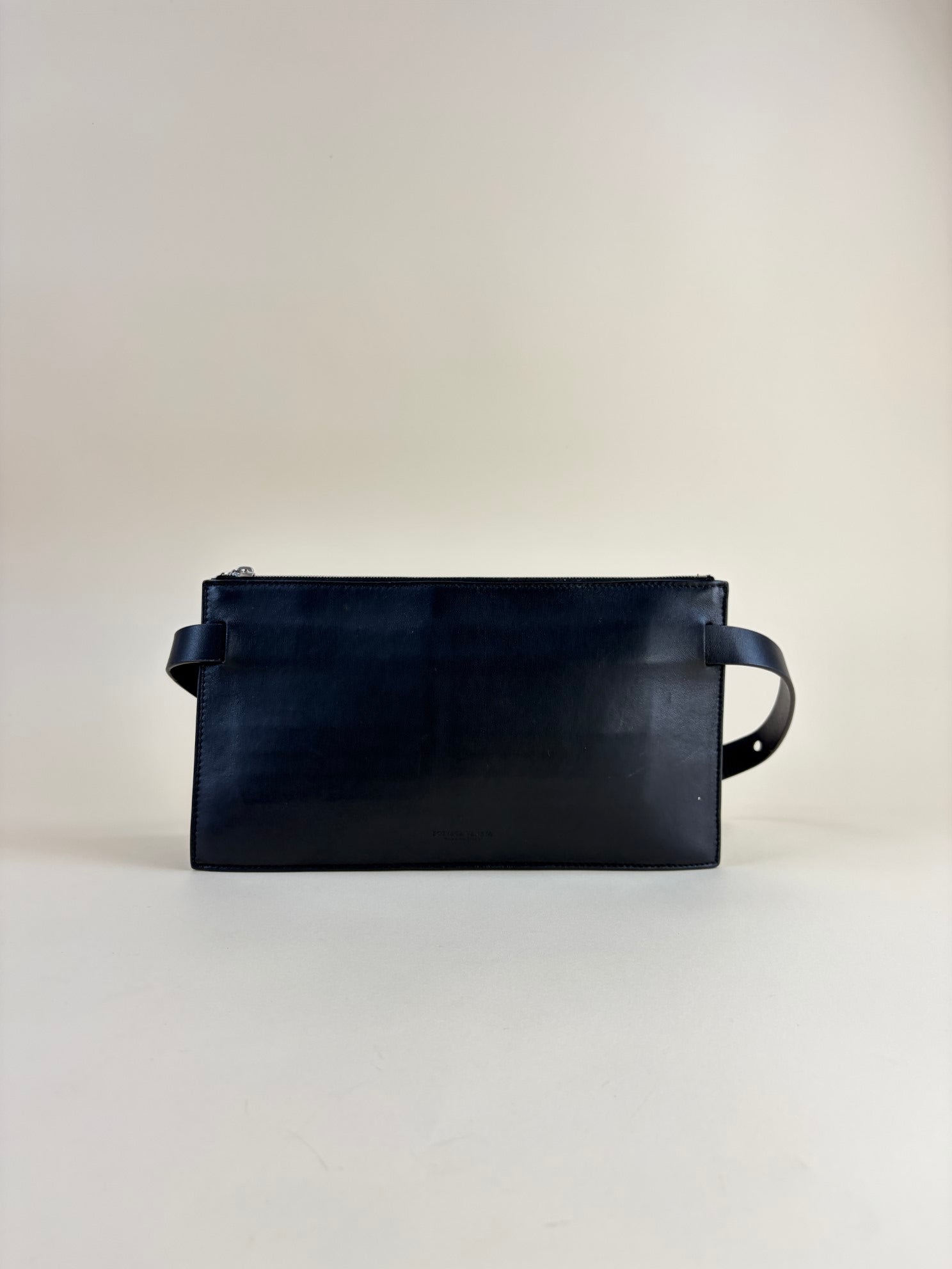 Bottega Veneta Black Intrecciato Nappa Men's Belt Bag