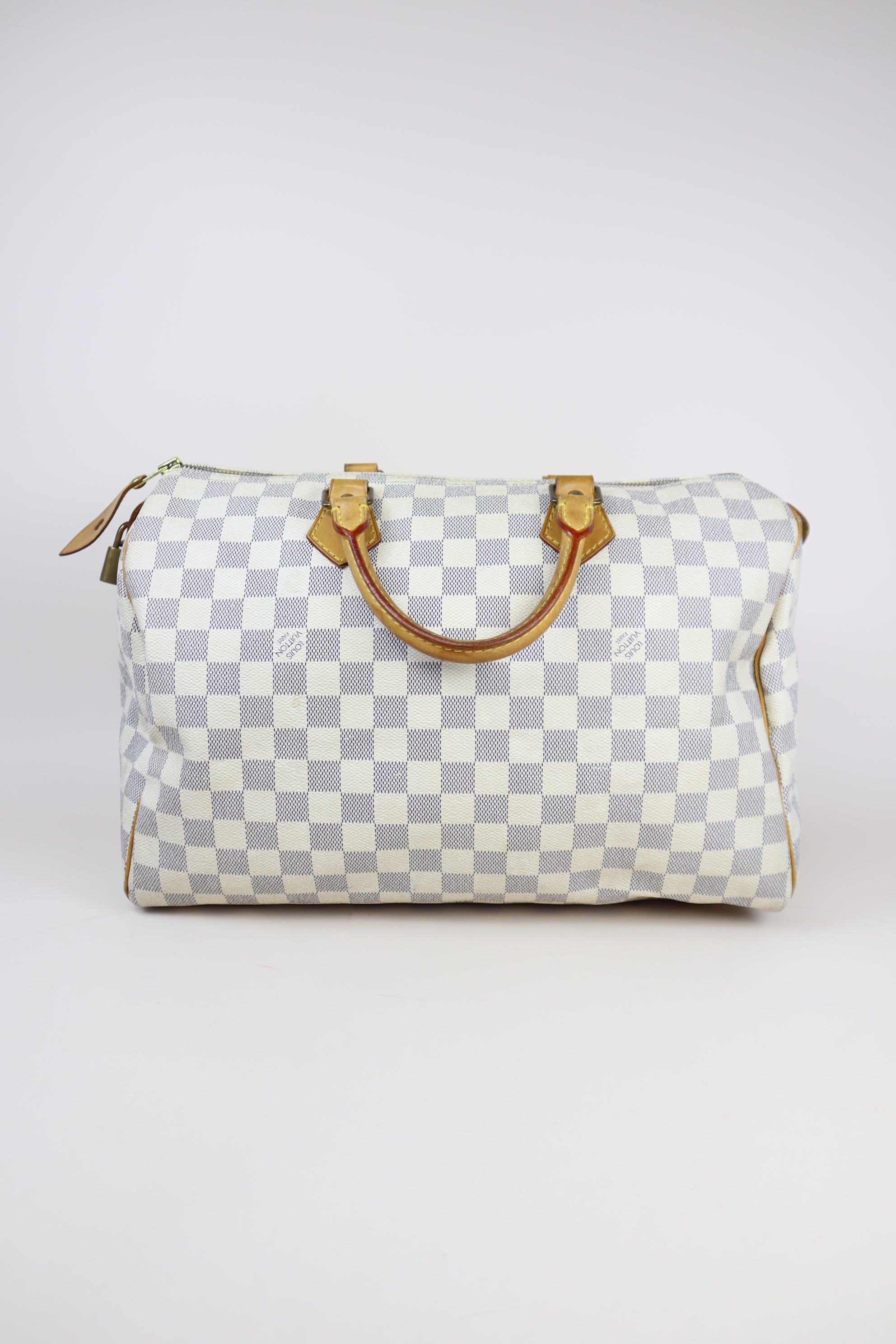 Louis Vuitton Damier Azur Speedy 35 Bag-handbag-Louis Vuitton-The Closet Egypt