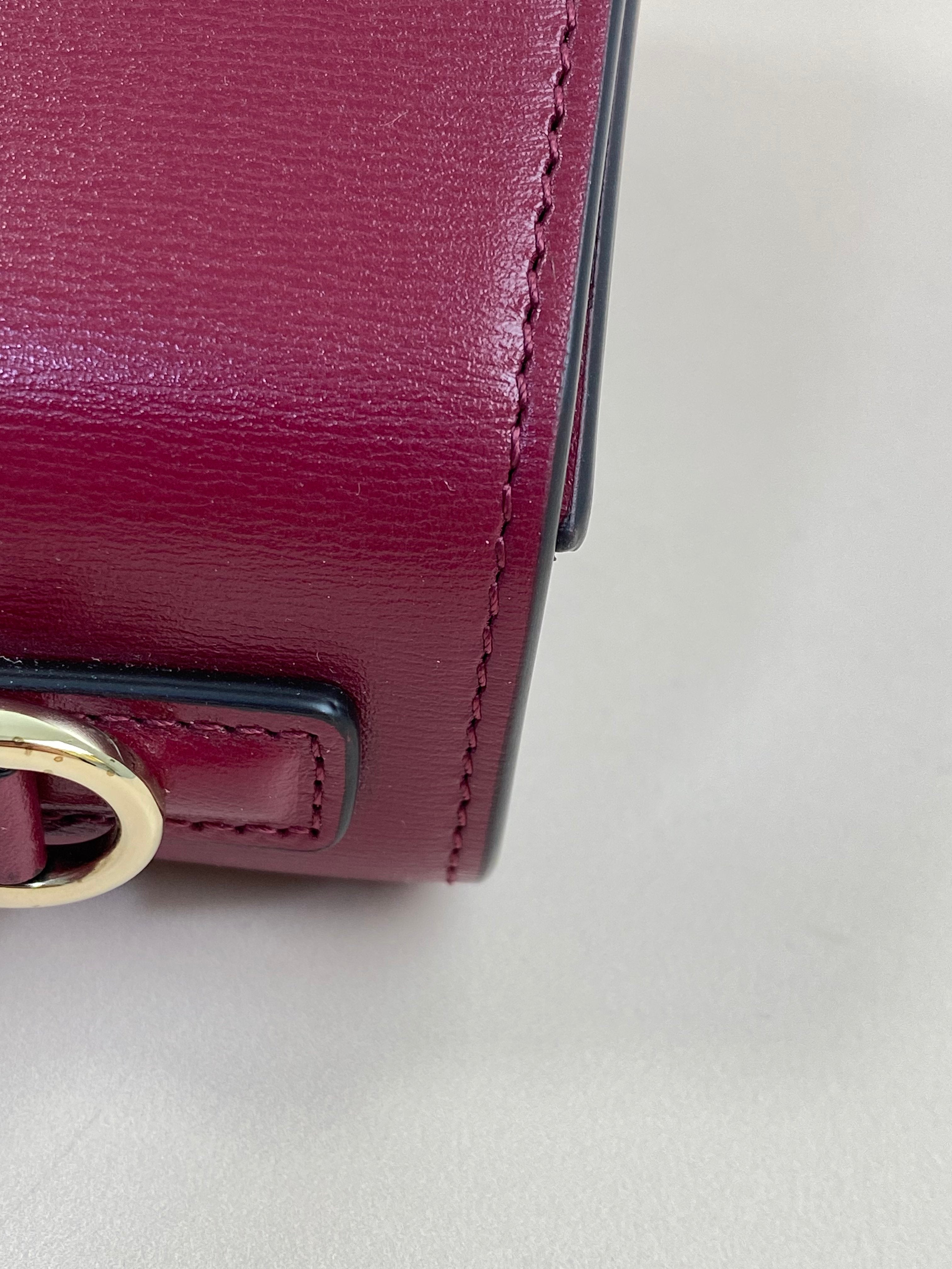 Cartier Red Small Model Panthere De Cartier Top Handle Bag
