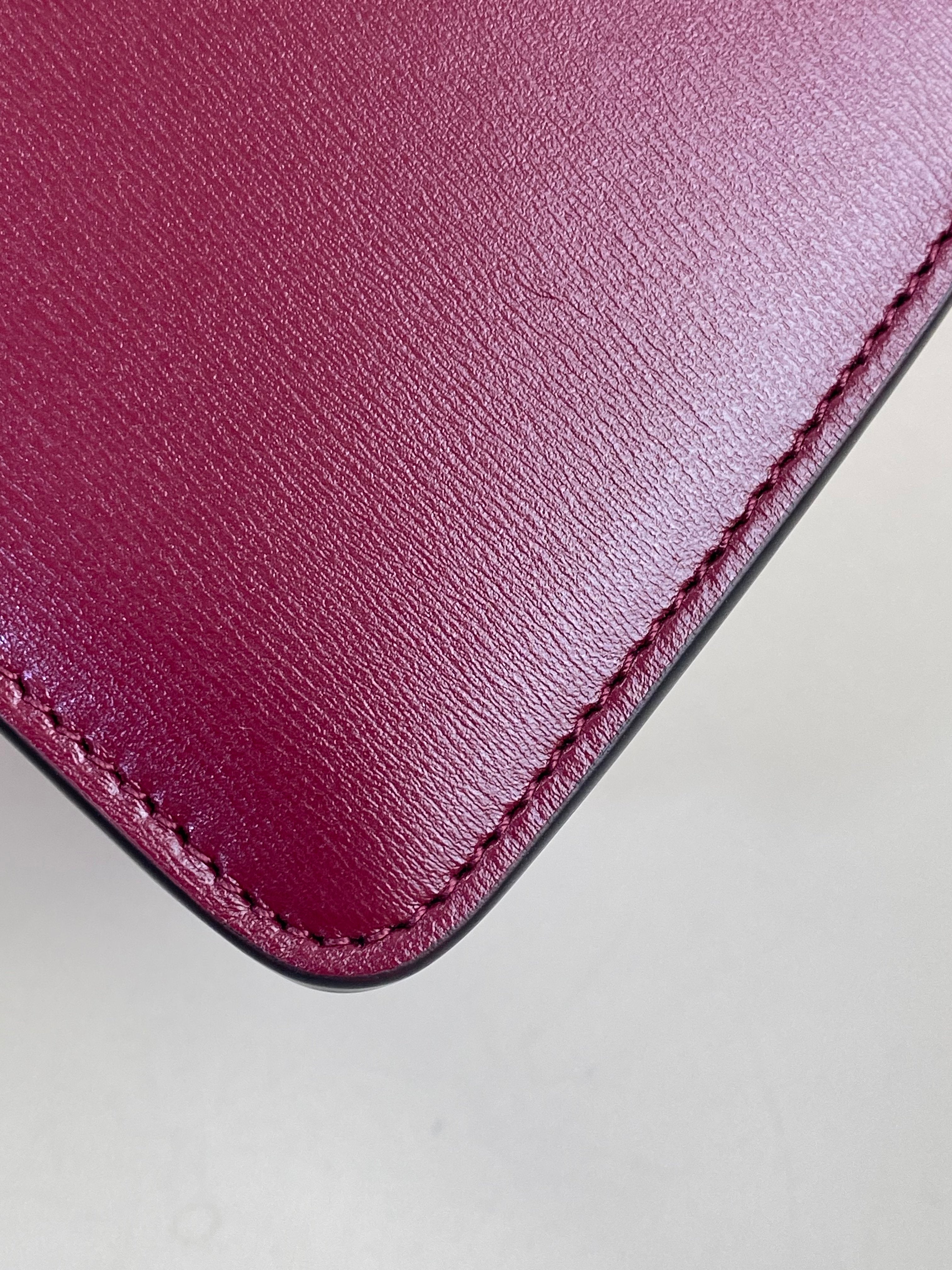 Cartier Red Small Model Panthere De Cartier Top Handle Bag