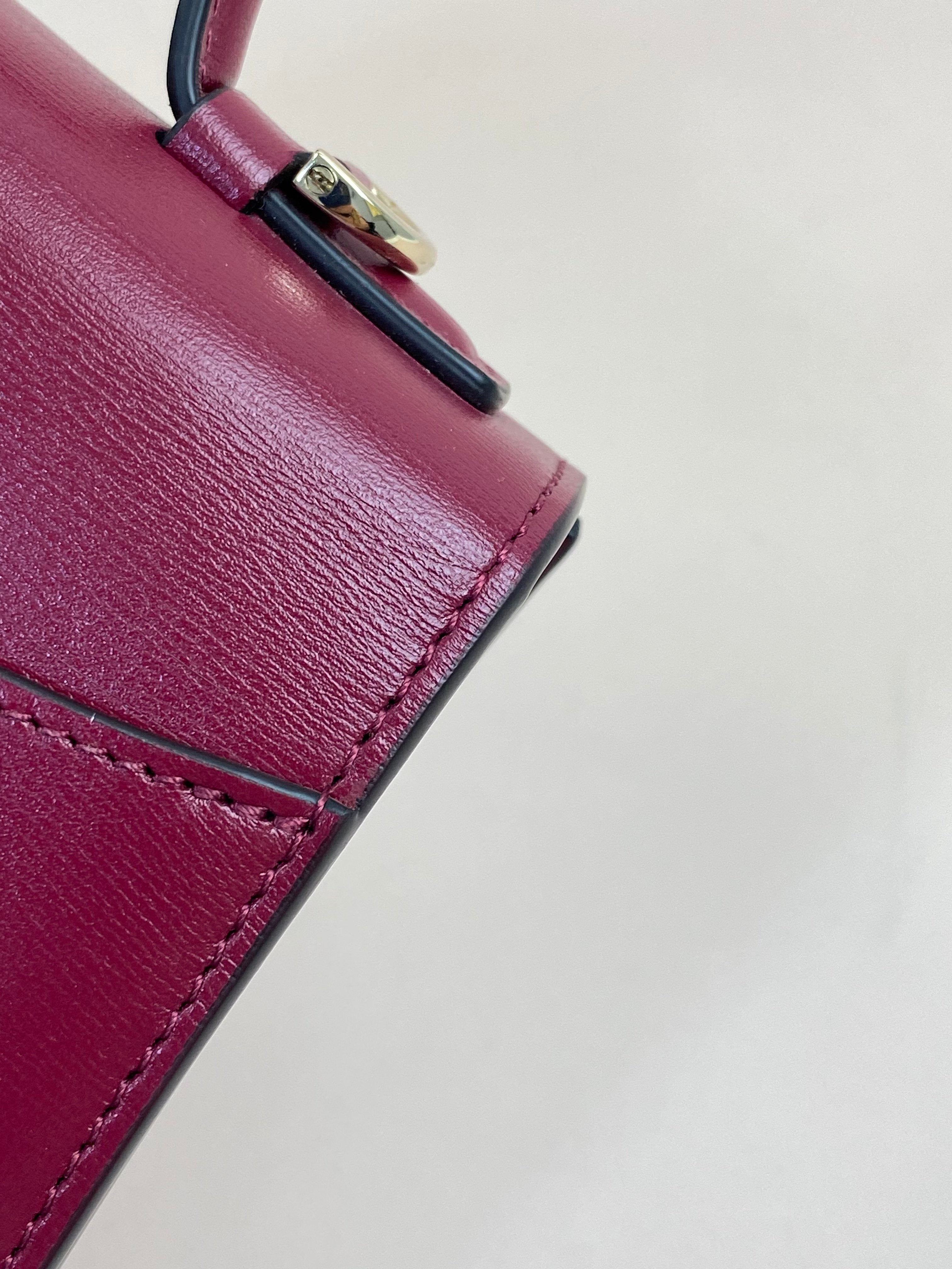 Cartier Red Small Model Panthere De Cartier Top Handle Bag