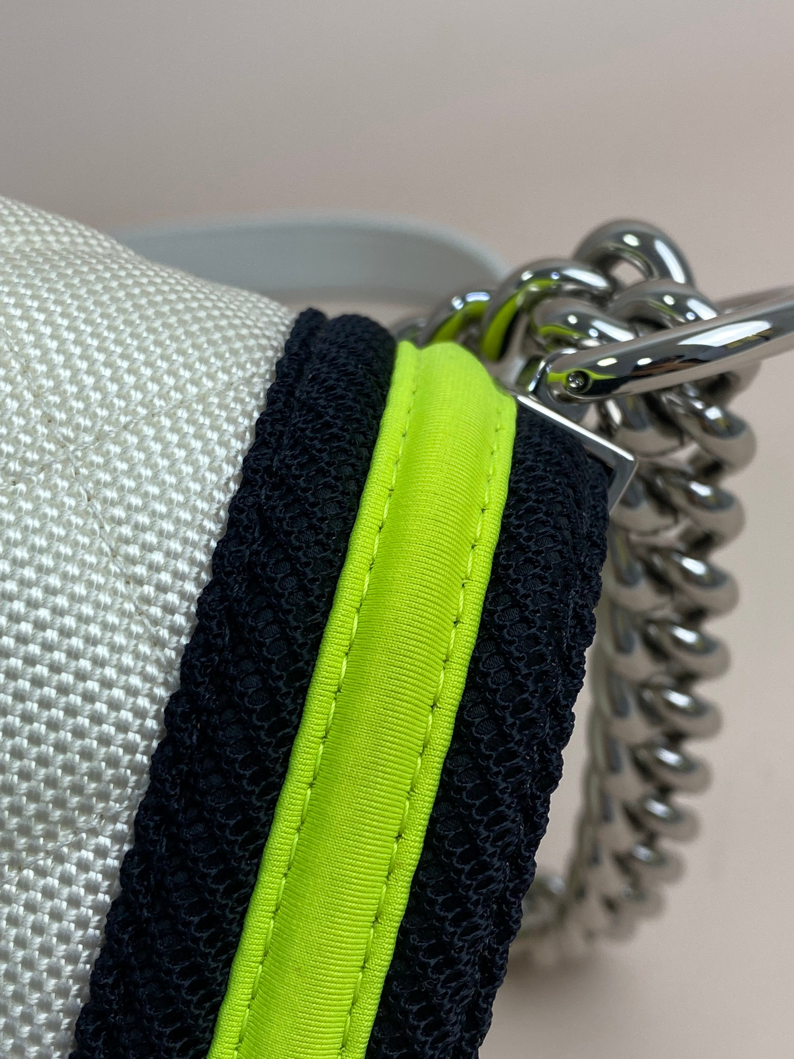 Chanel Tricolor Quilted Fluo Medium Boy Bag