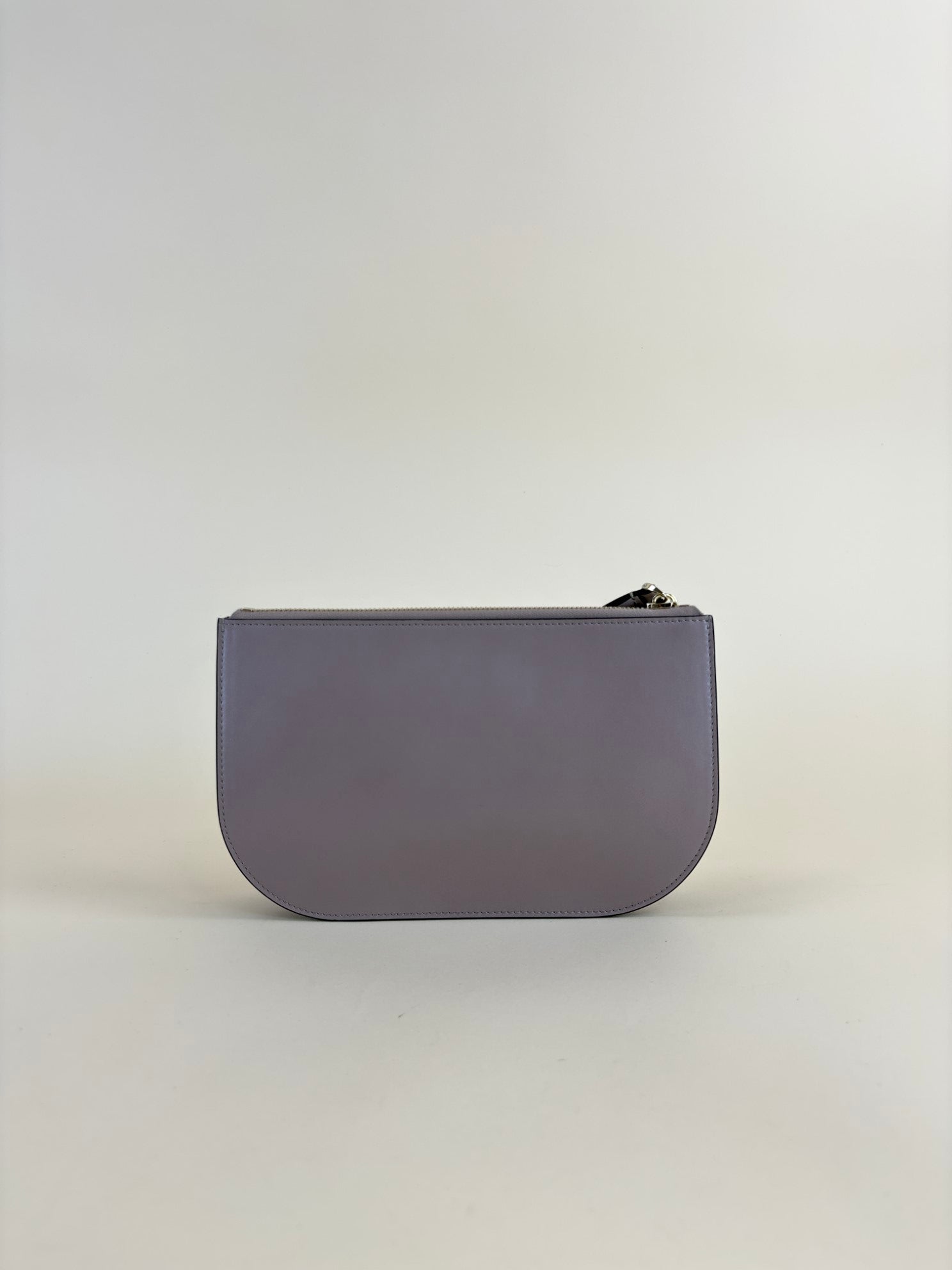 Valentino nude leather vlog walk wristlet zip clutch