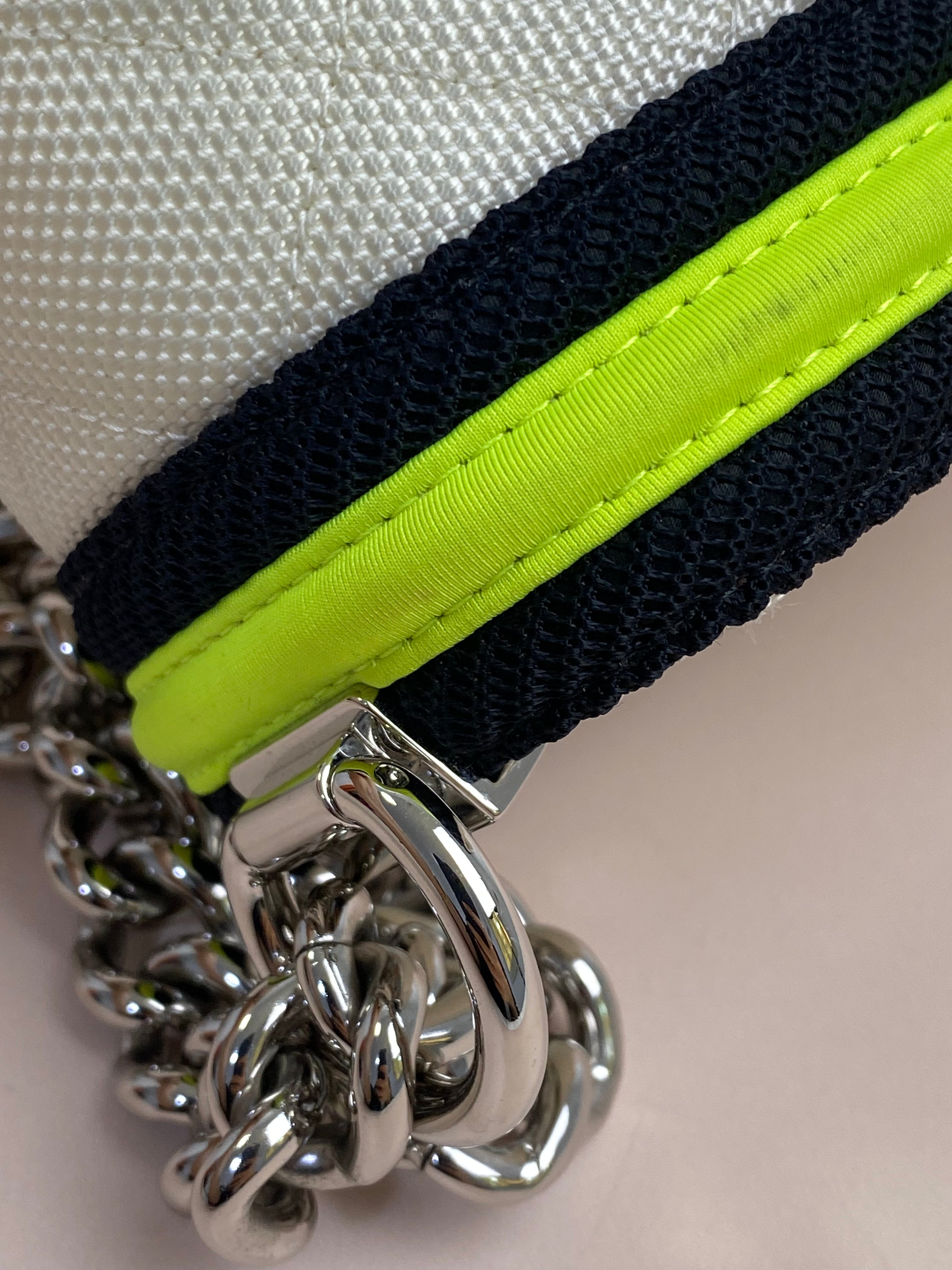Chanel Tricolor Quilted Fluo Medium Boy Bag