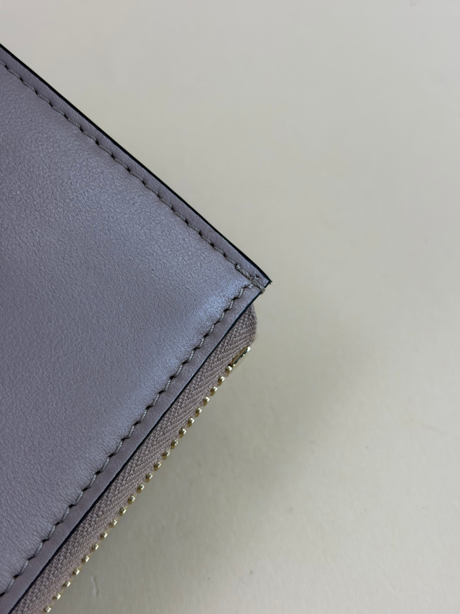 Valentino nude leather vlog walk wristlet zip clutch